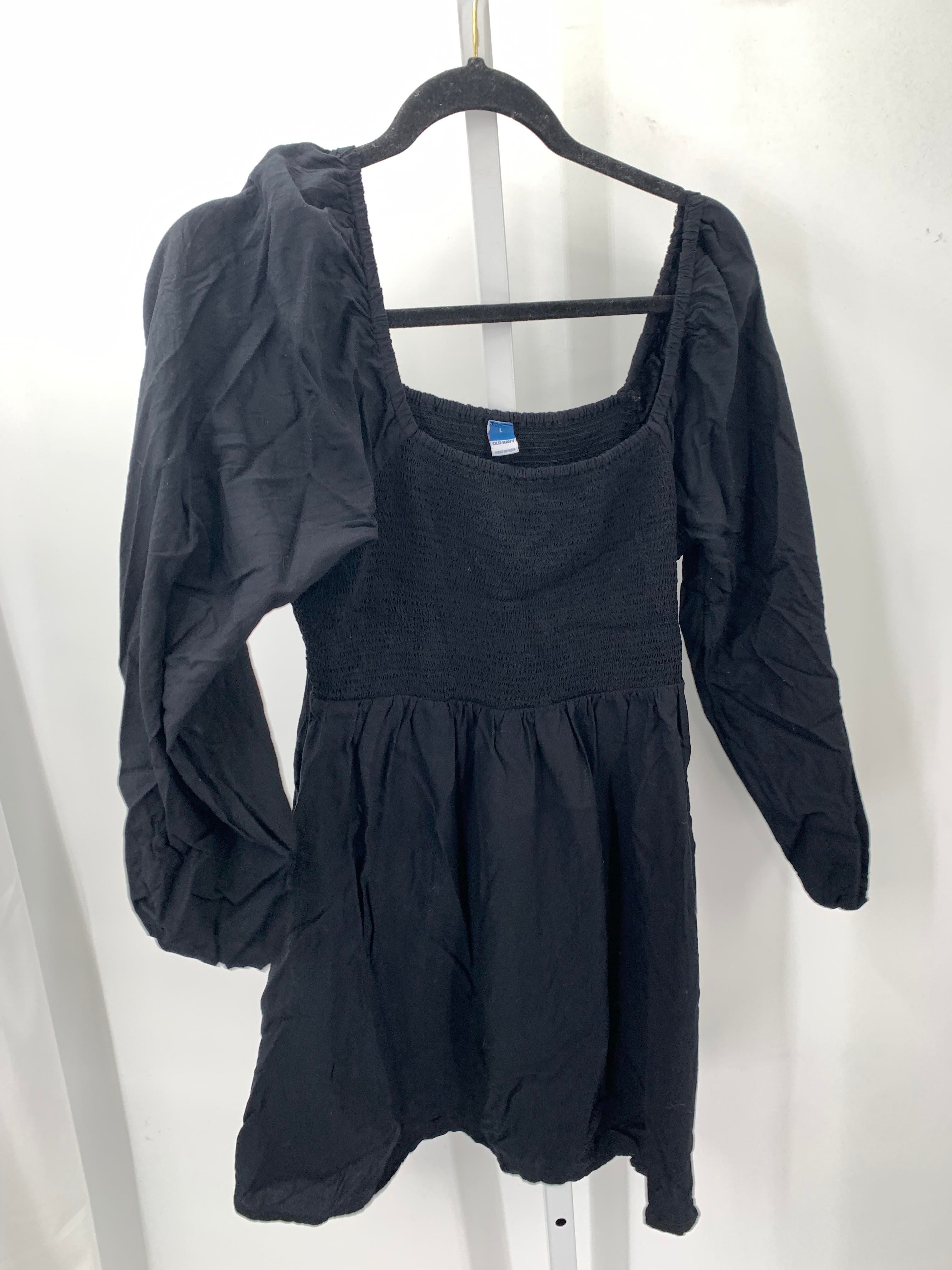 Old Navy Size Large Misses Long Sleeve Dress