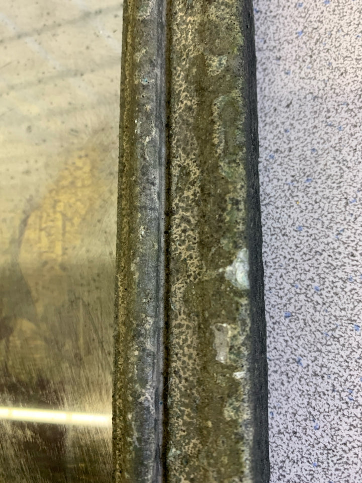 DISTRESSED FRAME MERCURY GLASS EUROPEAN CITIES.