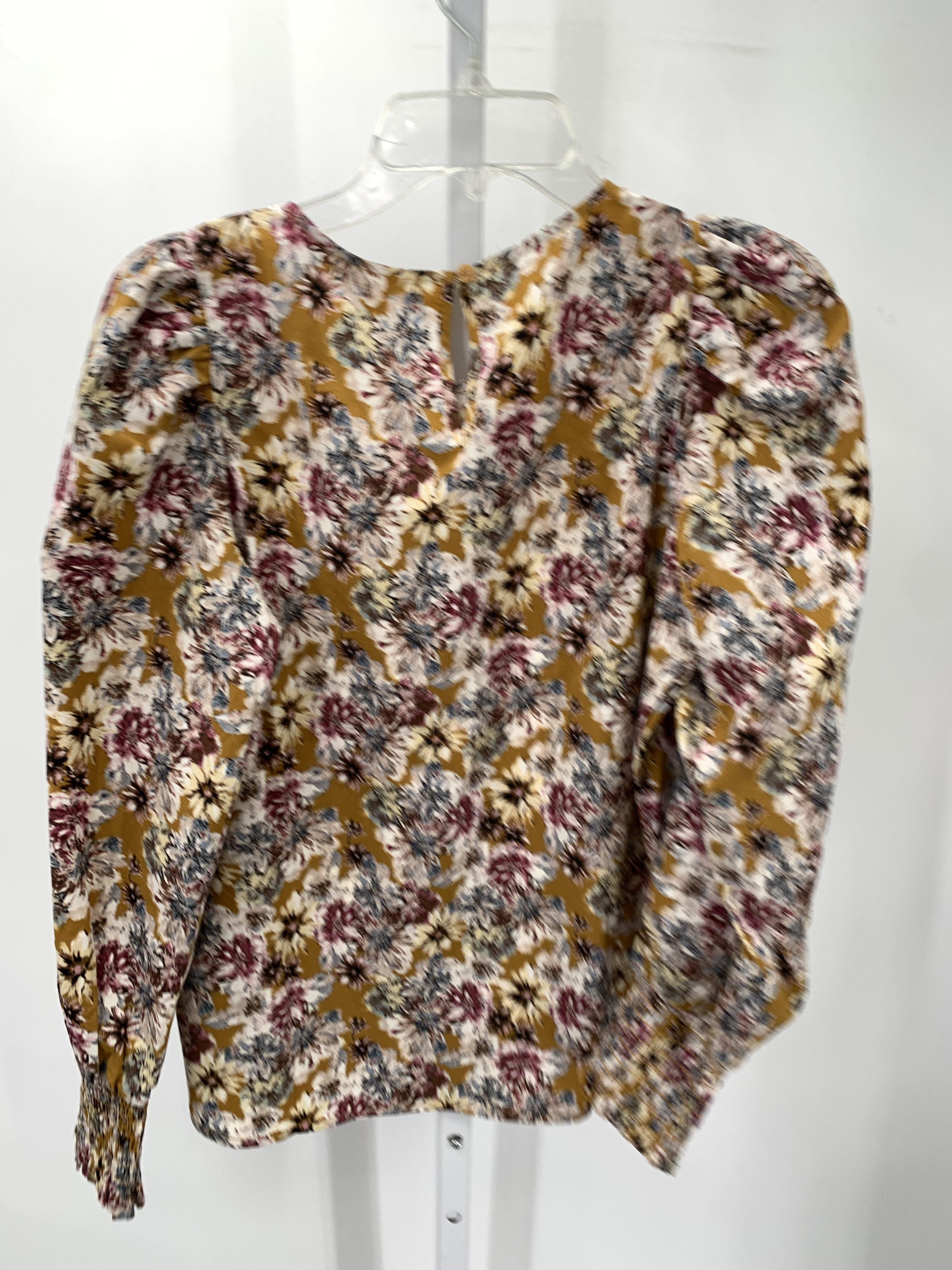Pleione Size Small Misses Long Sleeve Shirt