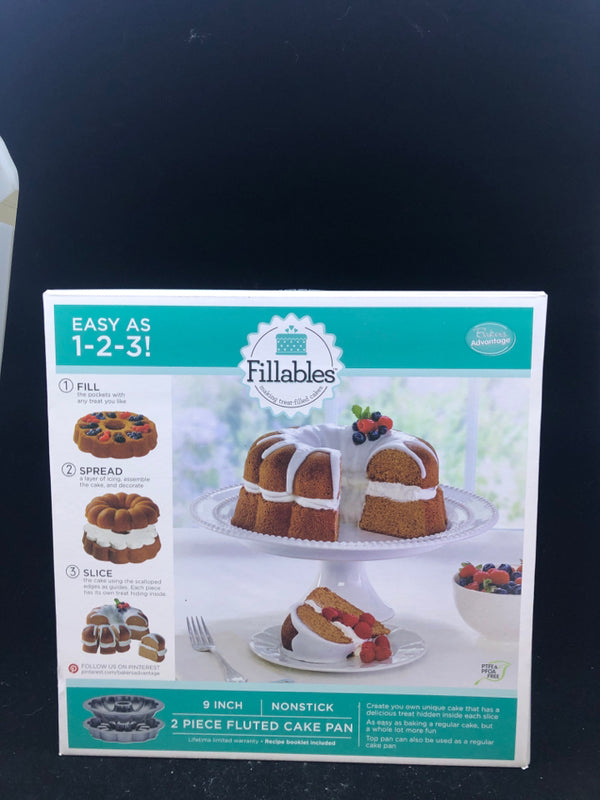 NIB FILLABLES CAKE PAN
