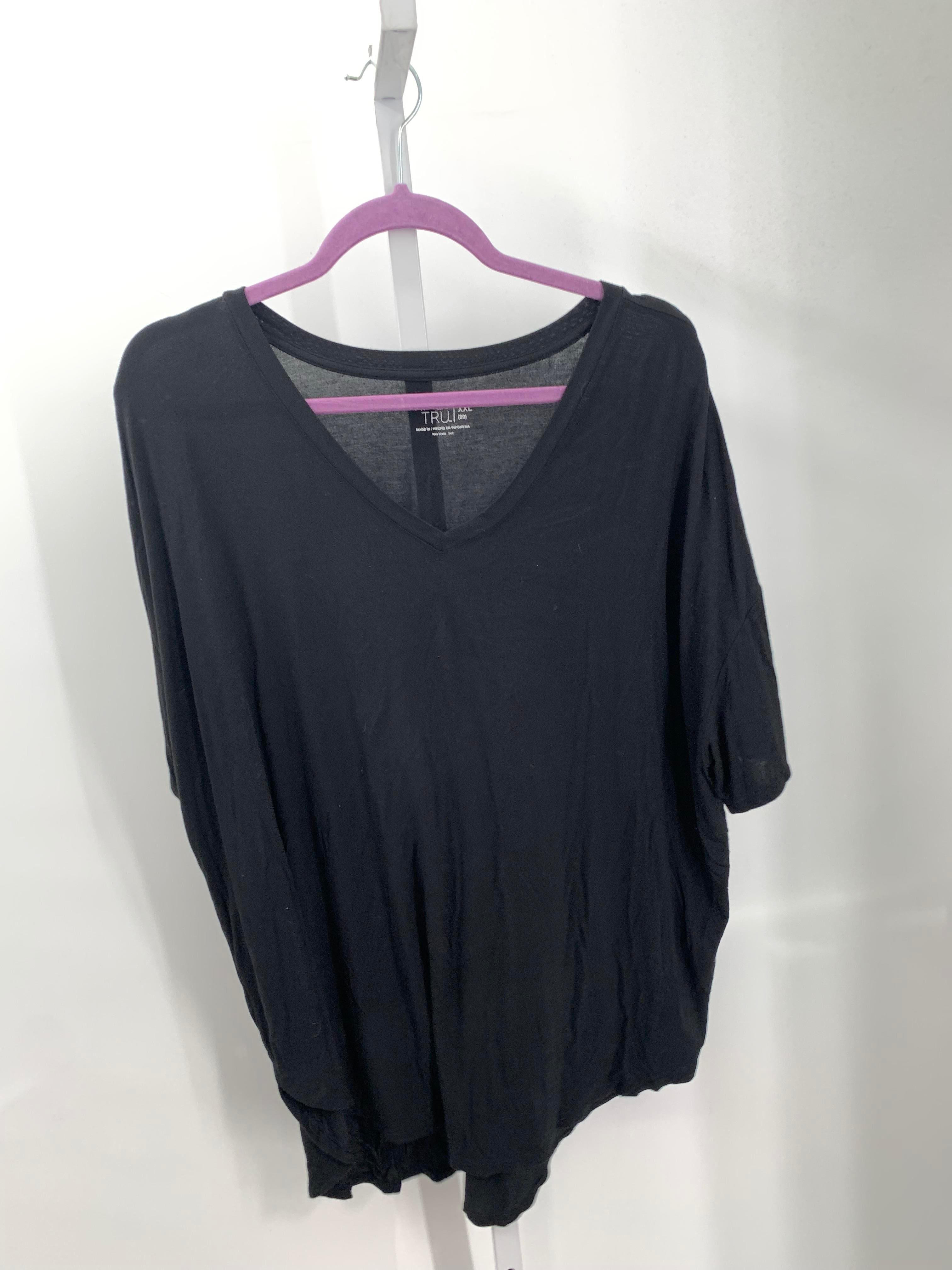 Time and Tru Size XXL Misses Short Sleeve Shirt