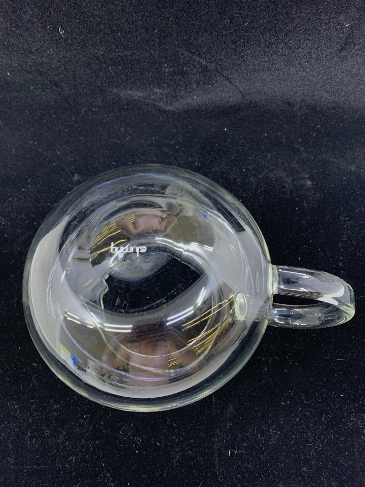 DELICATE GLASS PITCHER.