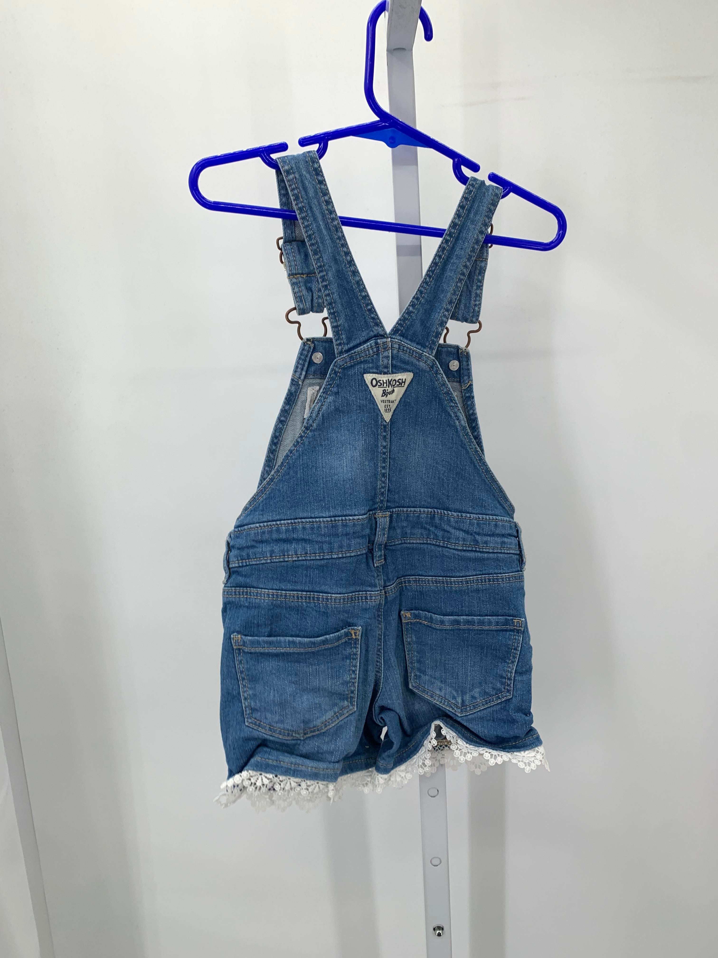 Osh Kosh Size 4T Girls Shortalls