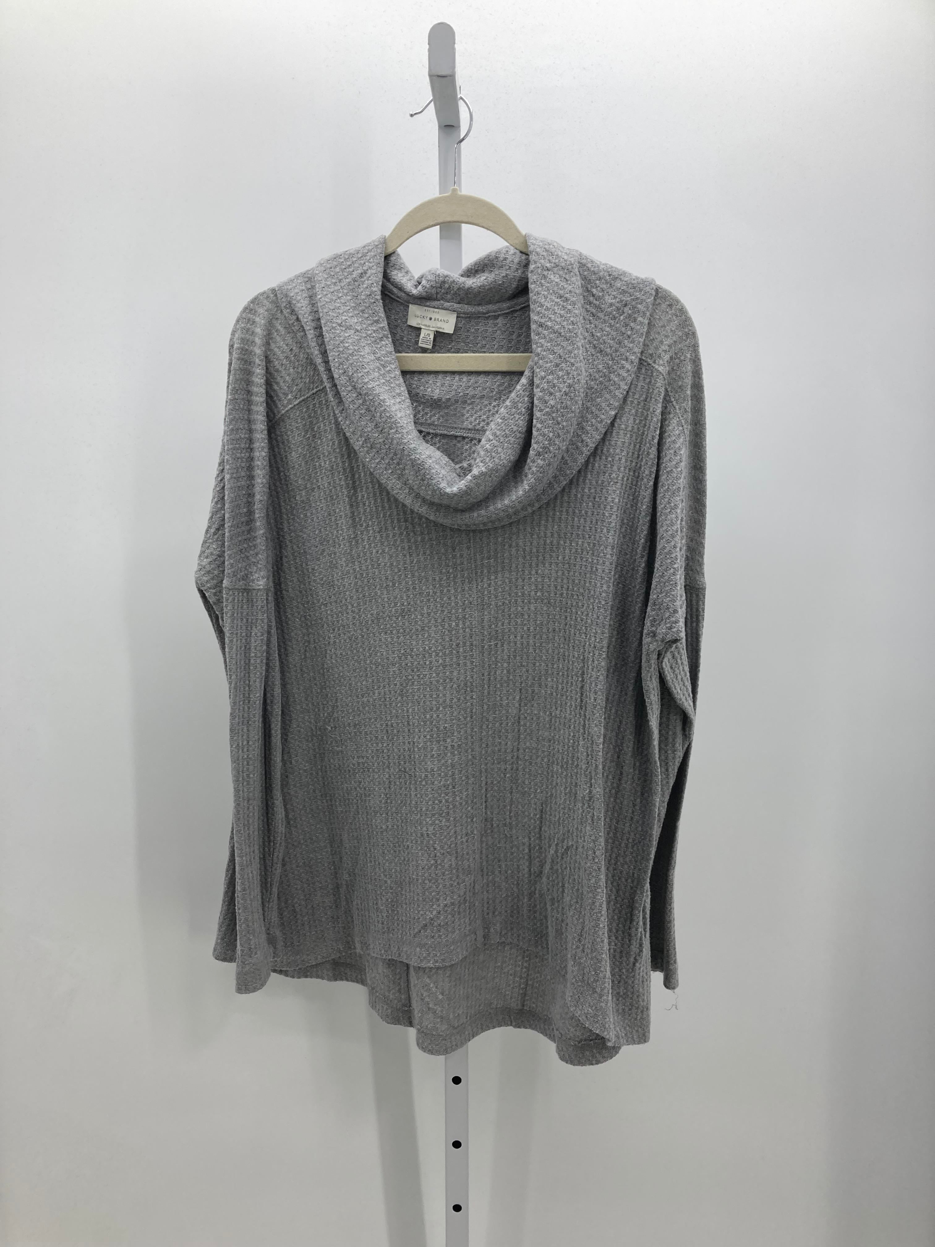 Lucky Brand Size Large Misses Long Slv Sweater