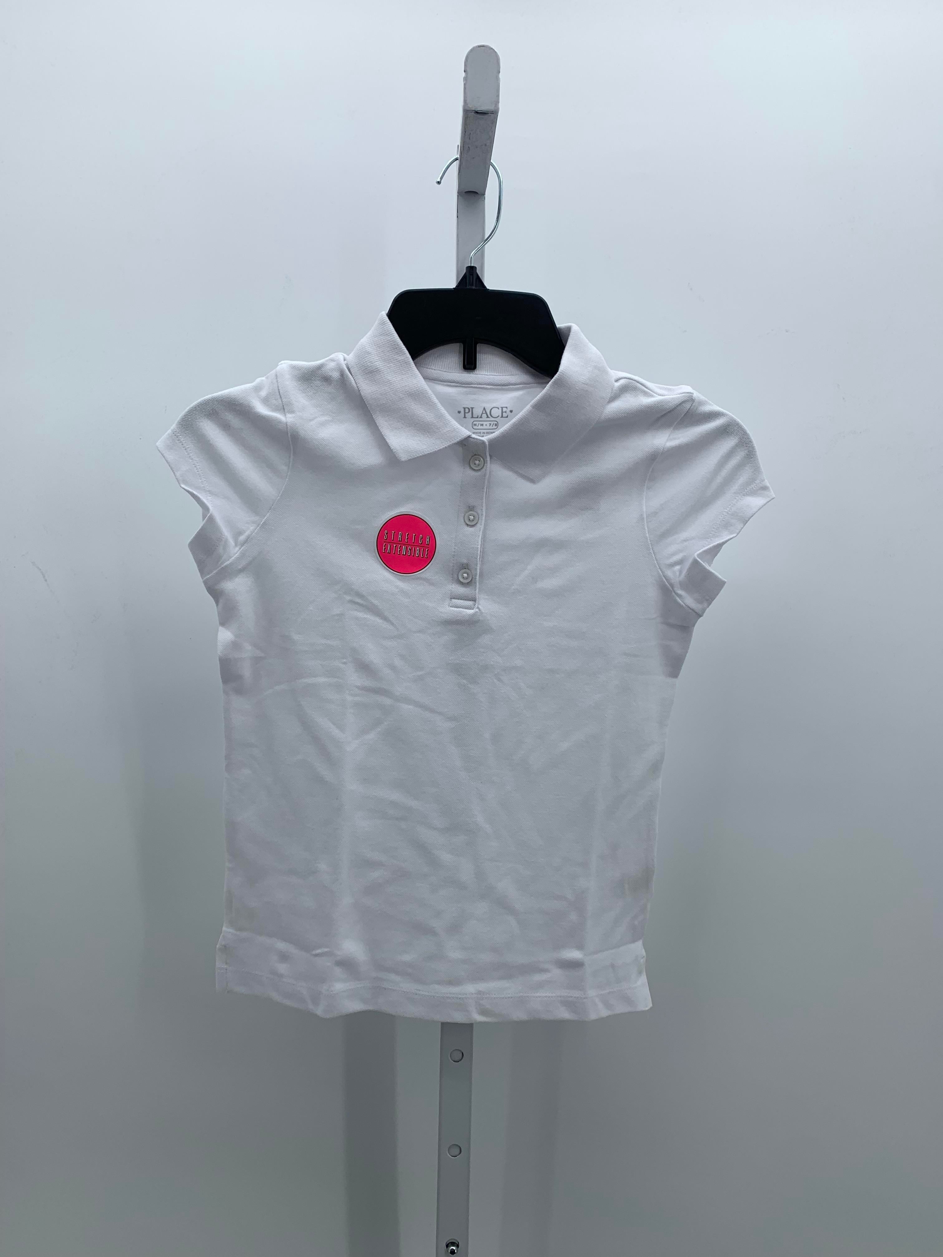 Children's Place Size 7-8 Girls Short Sleeve Shirt