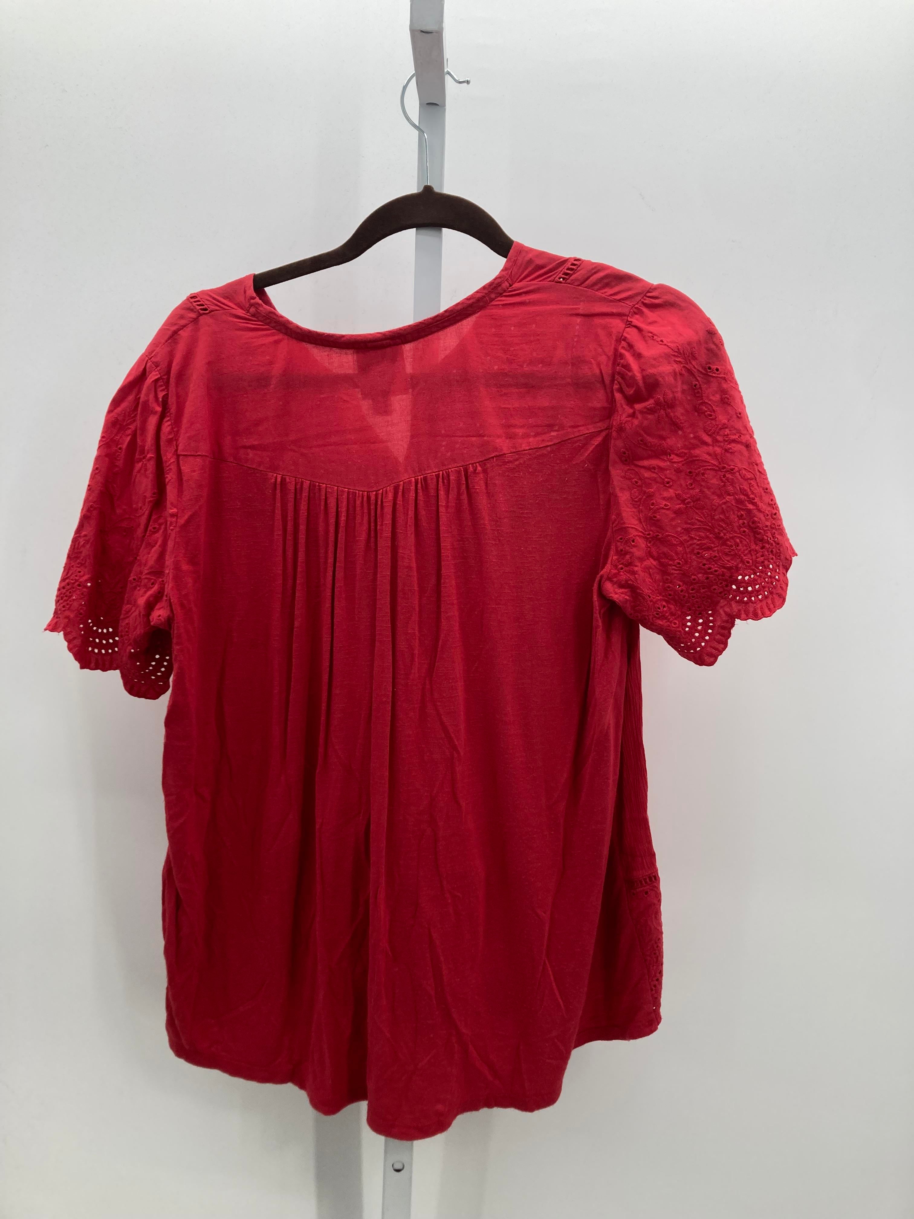 Knox Rose Size Large Misses Short Sleeve Shirt