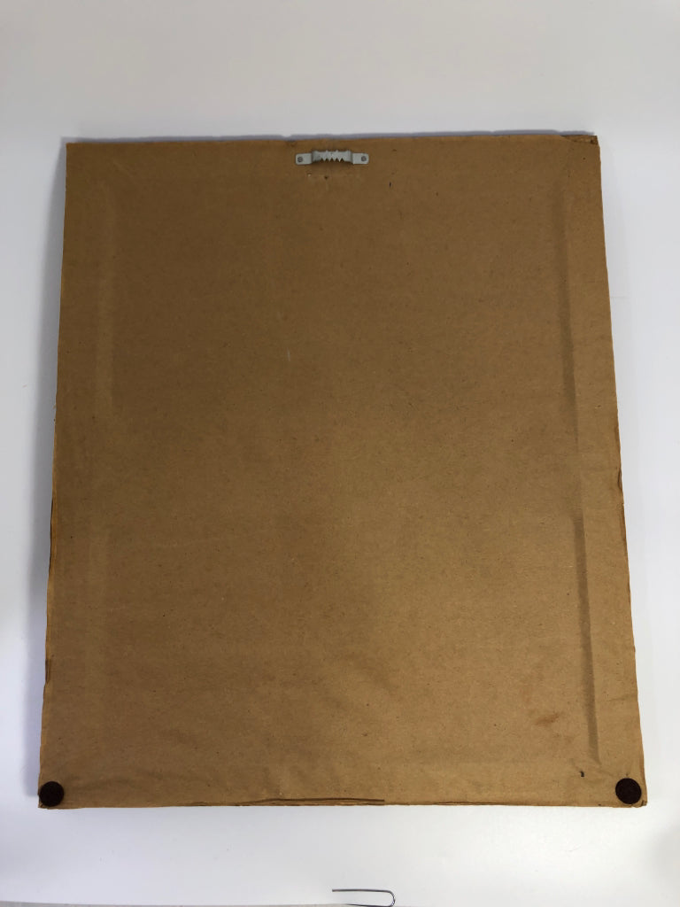 STITCHED LIGHTHOUSE ALPHABET FRAMED CROSS-STITCH IN DISTRESSED BROWN FRAME.