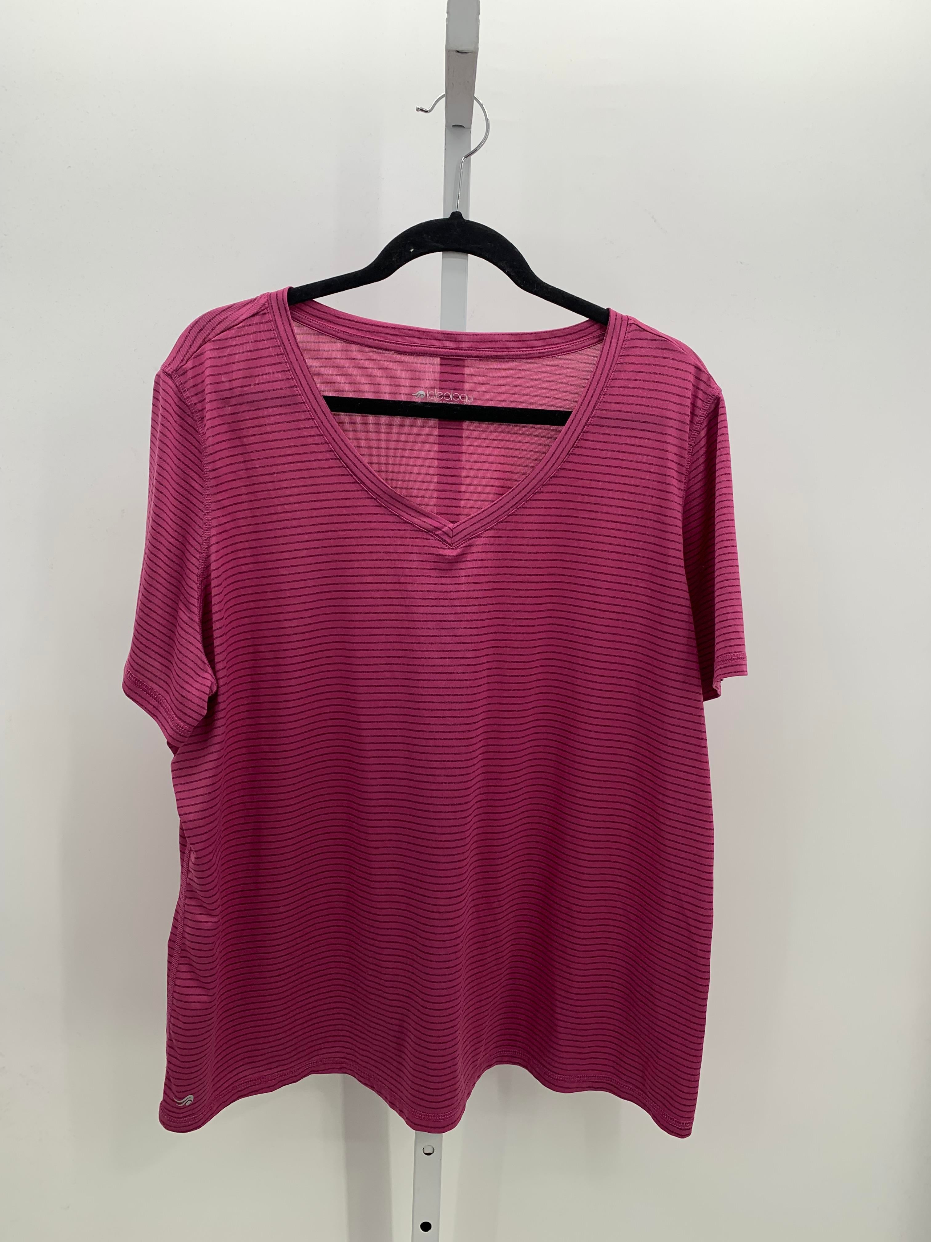 Ideology Size 2X Womens Short Sleeve Shirt