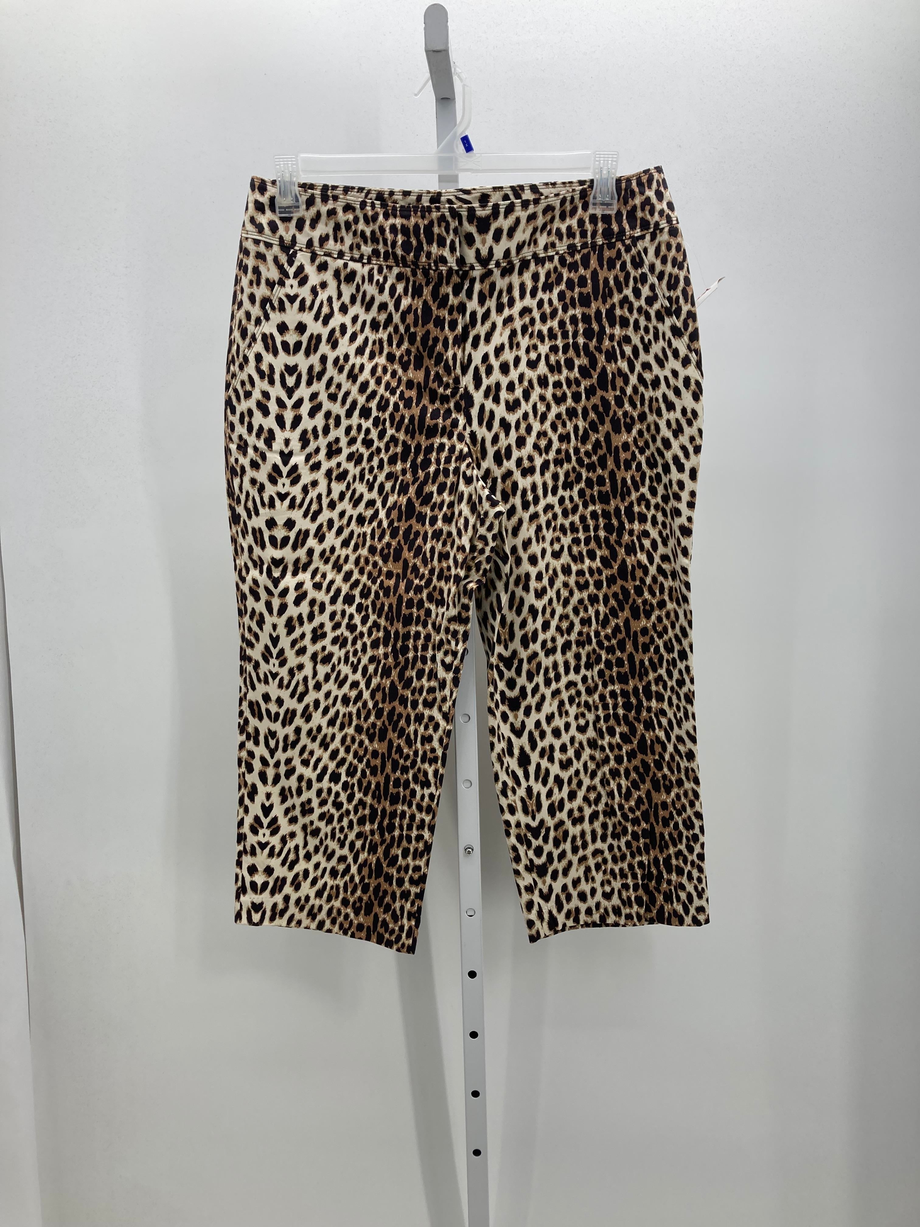 Larry Levine Size Medium Misses Capri Pants