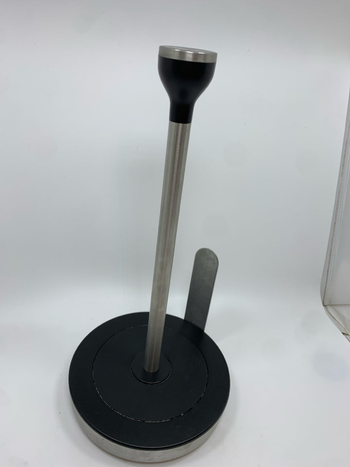 KITCHEN AID SILVER PAPER TOWEL HOLDER.