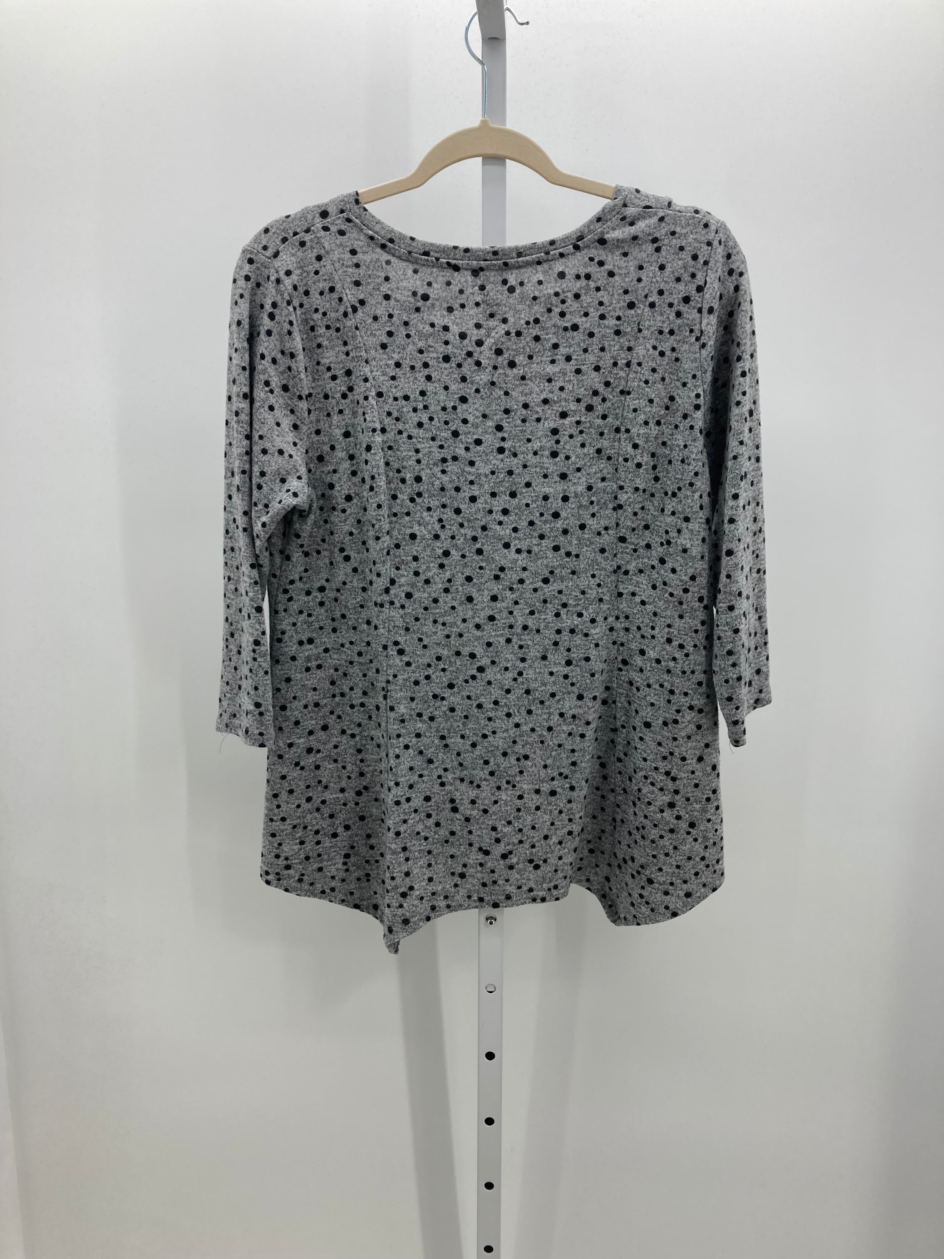 Croft & Barrow Size Medium Misses 3/4 Sleeve Sweater