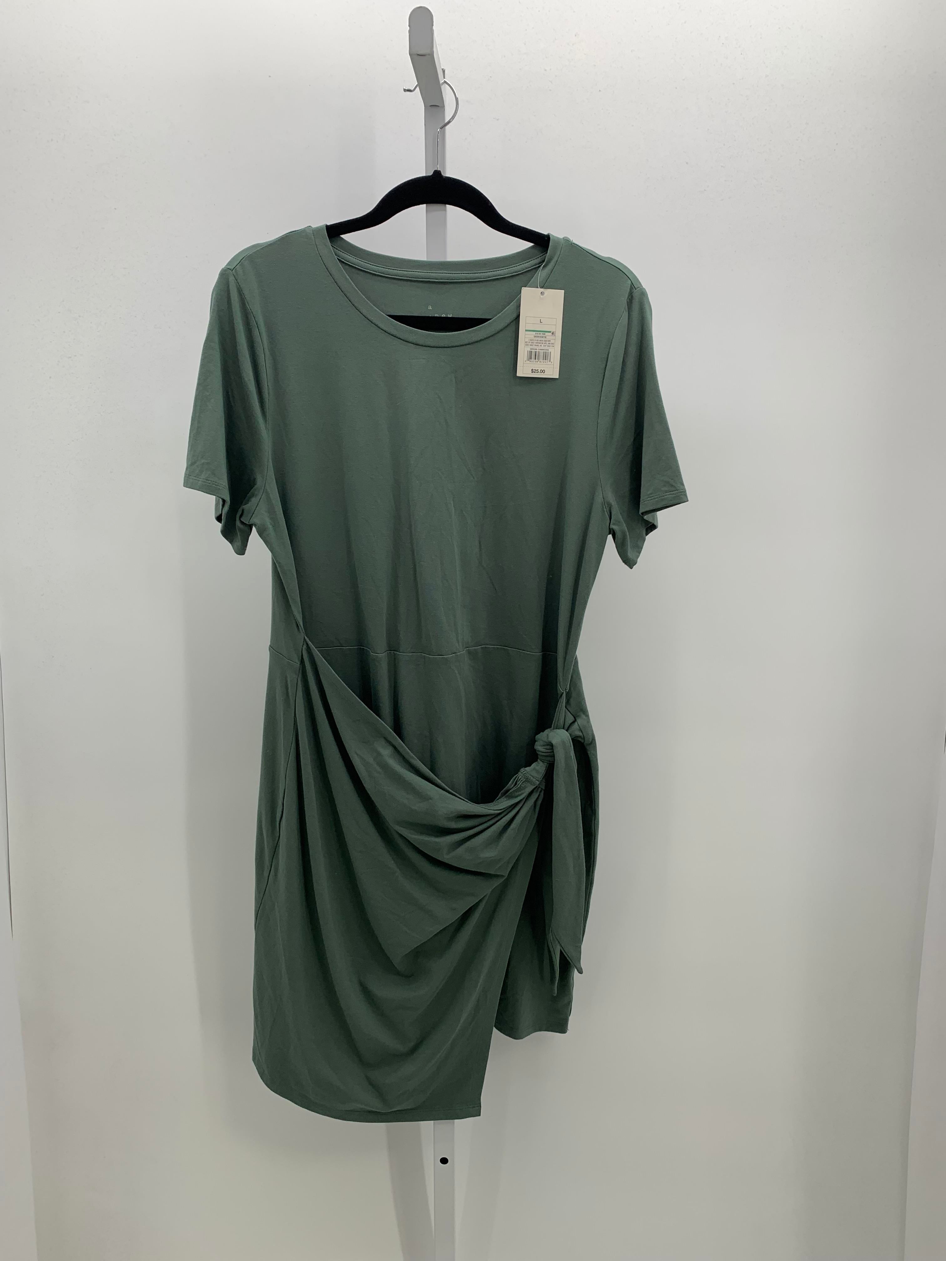 A New Day Size Large Misses Short Sleeve Dress