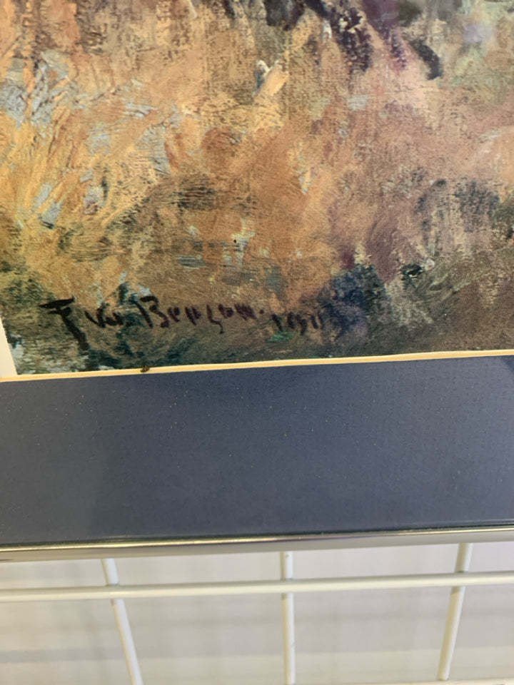 SUNLIGHT BY FRANK WESTON BENSON FRAMED PRINT.