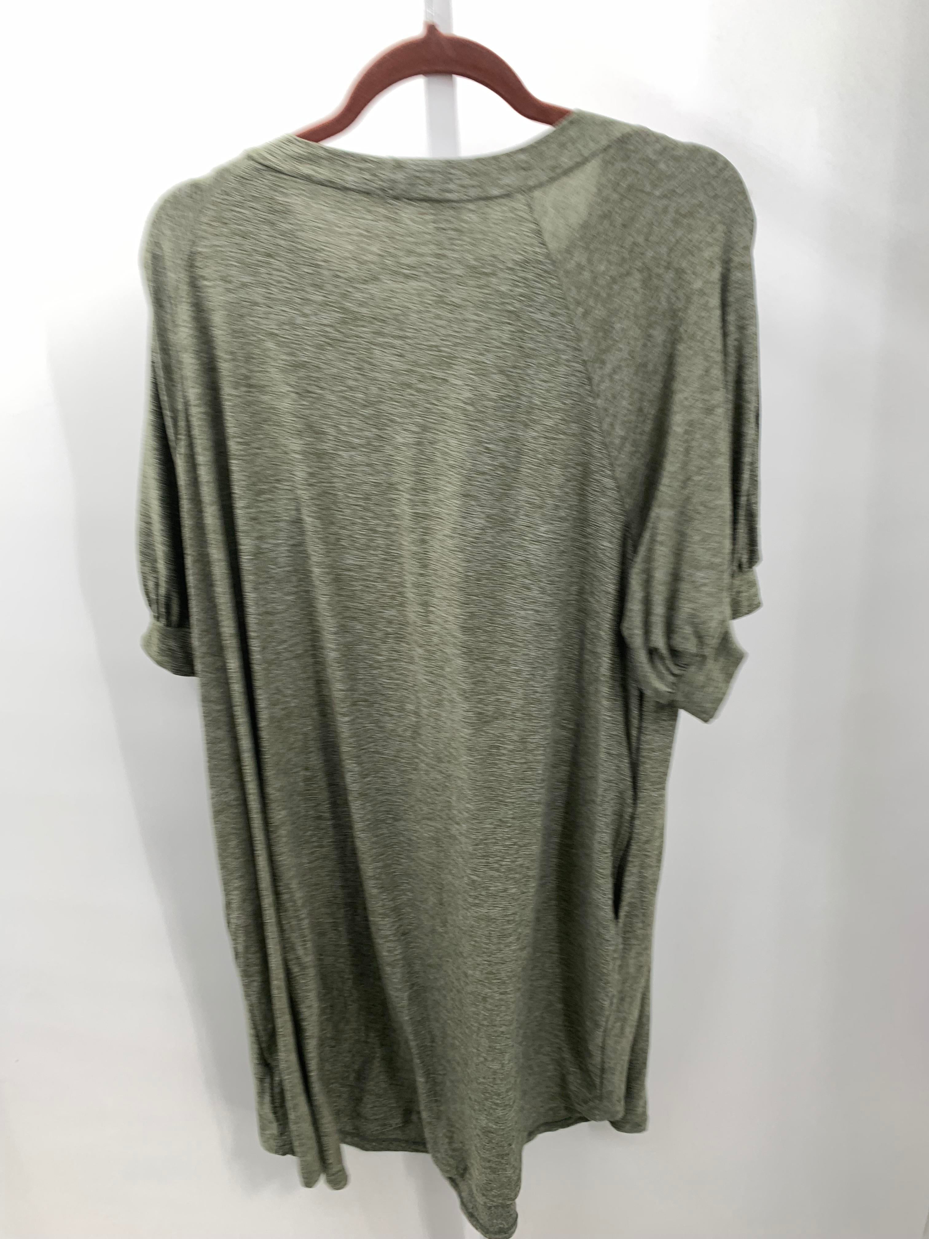 Size 2X Womens Short Sleeve Dress