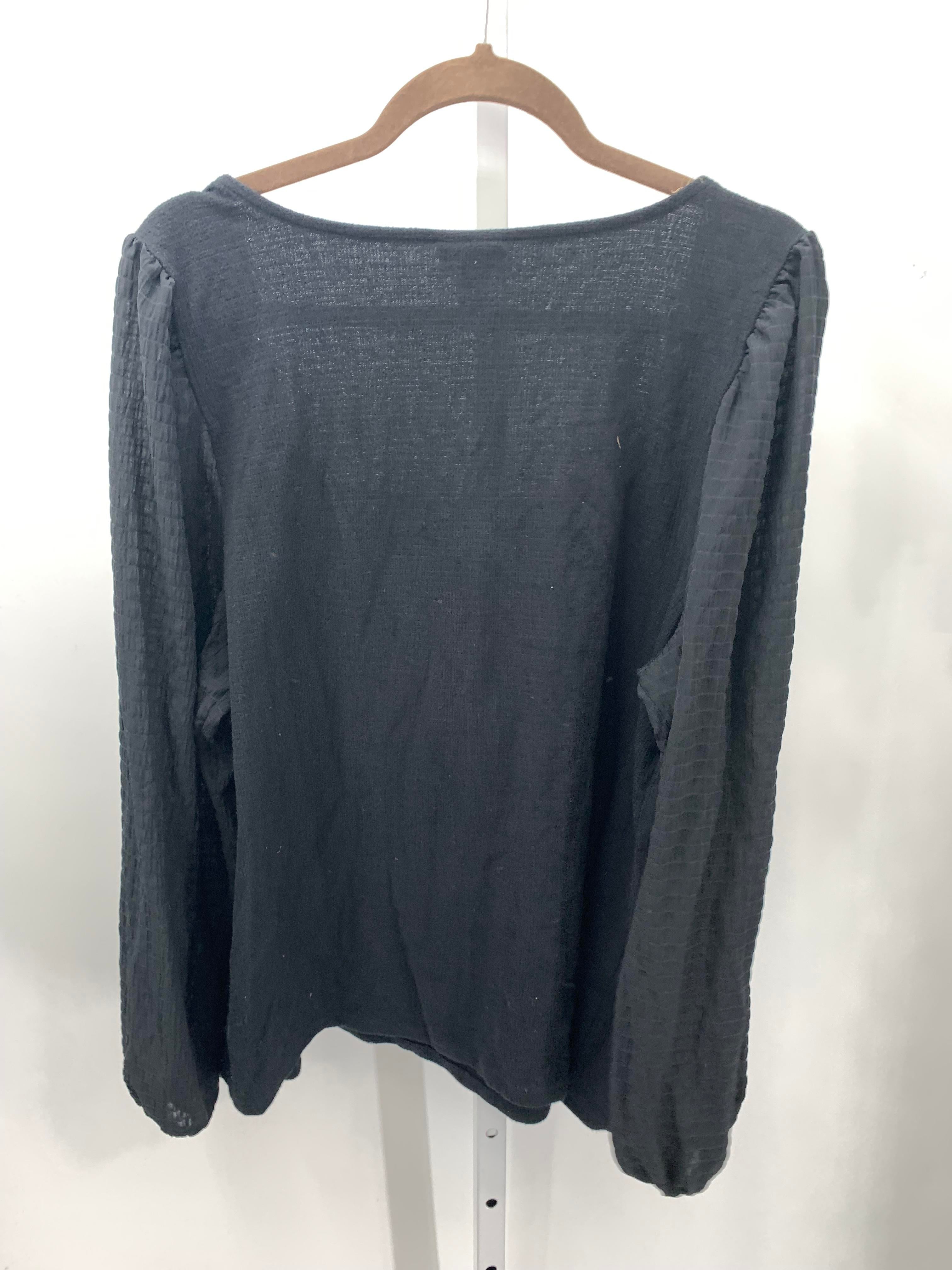 Ava & Viv Size 2X Womens Long Sleeve Shirt