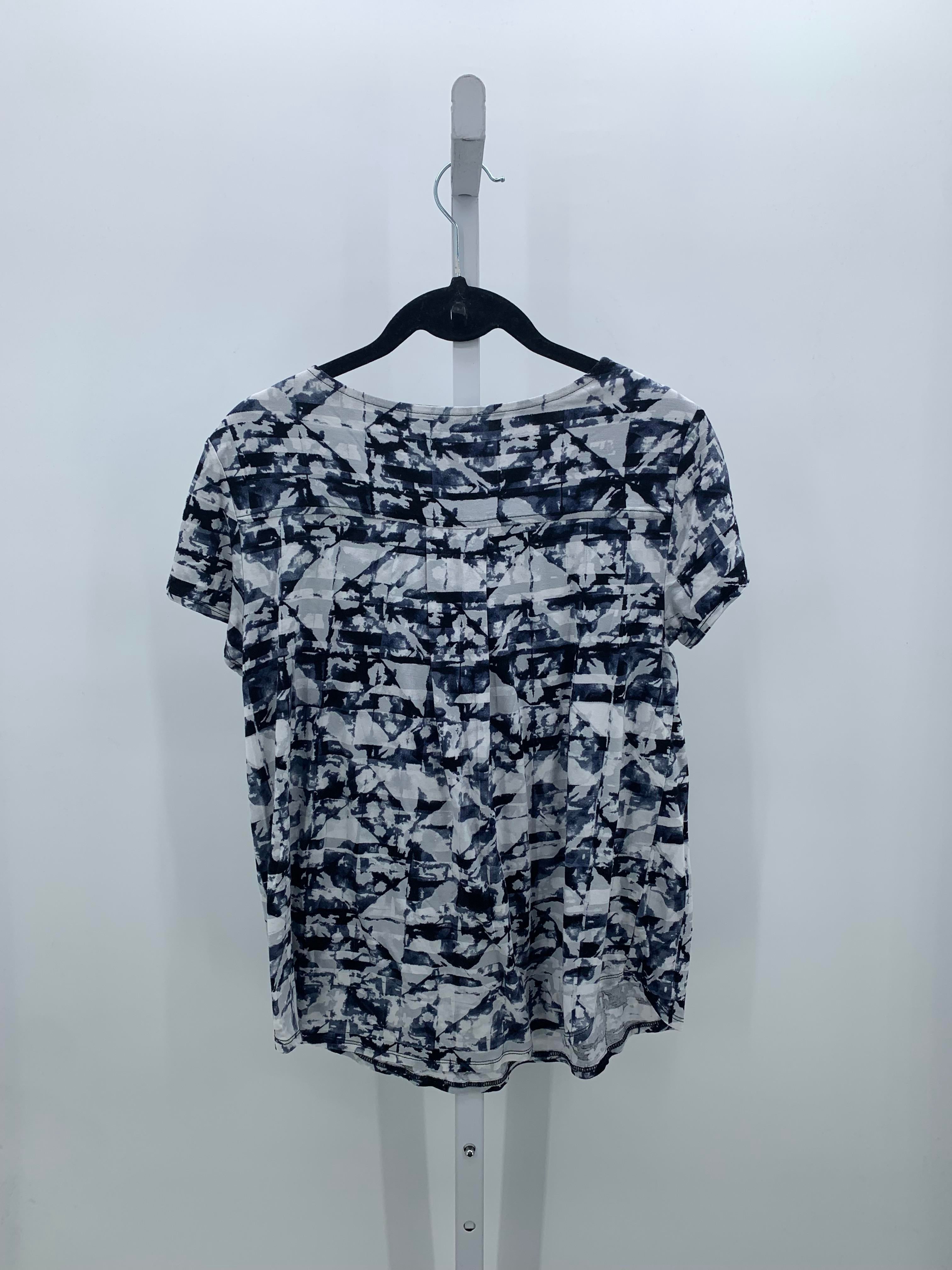 Alfani Size Medium Petite Petite Short Sleeve Shirt