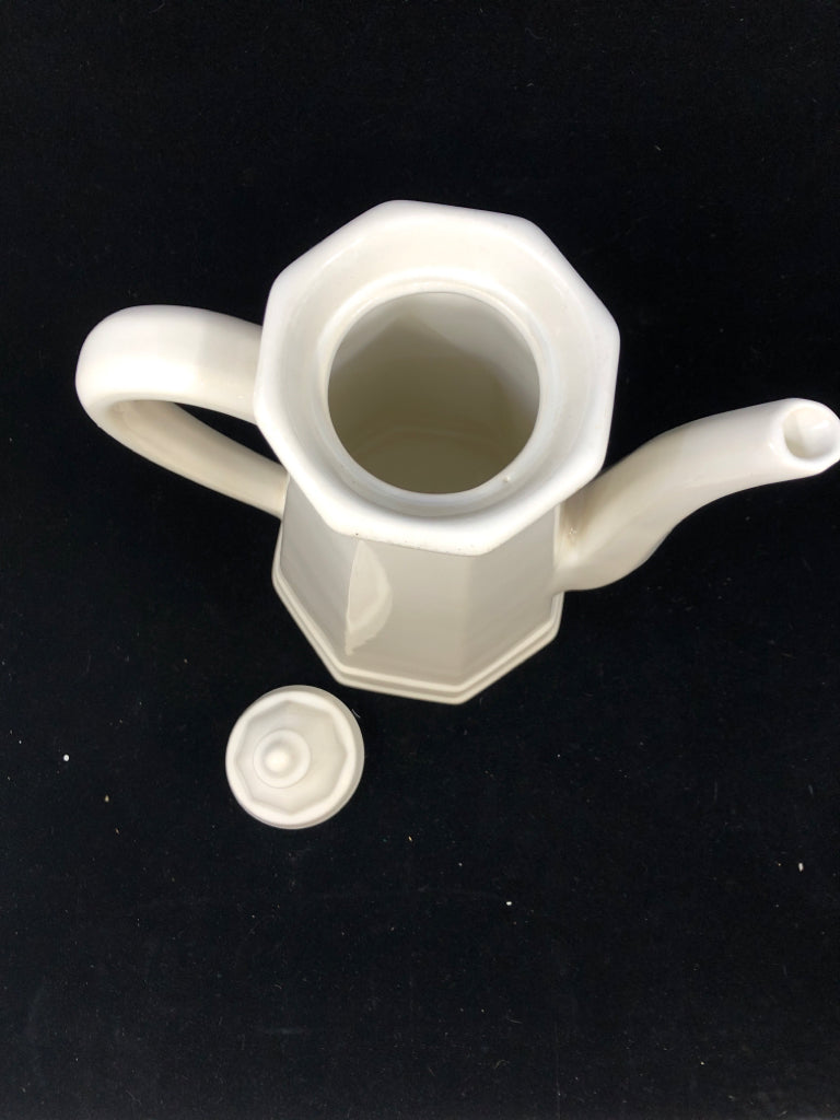 TALL WHITE COFFEE POT PFALTZGRAFF.