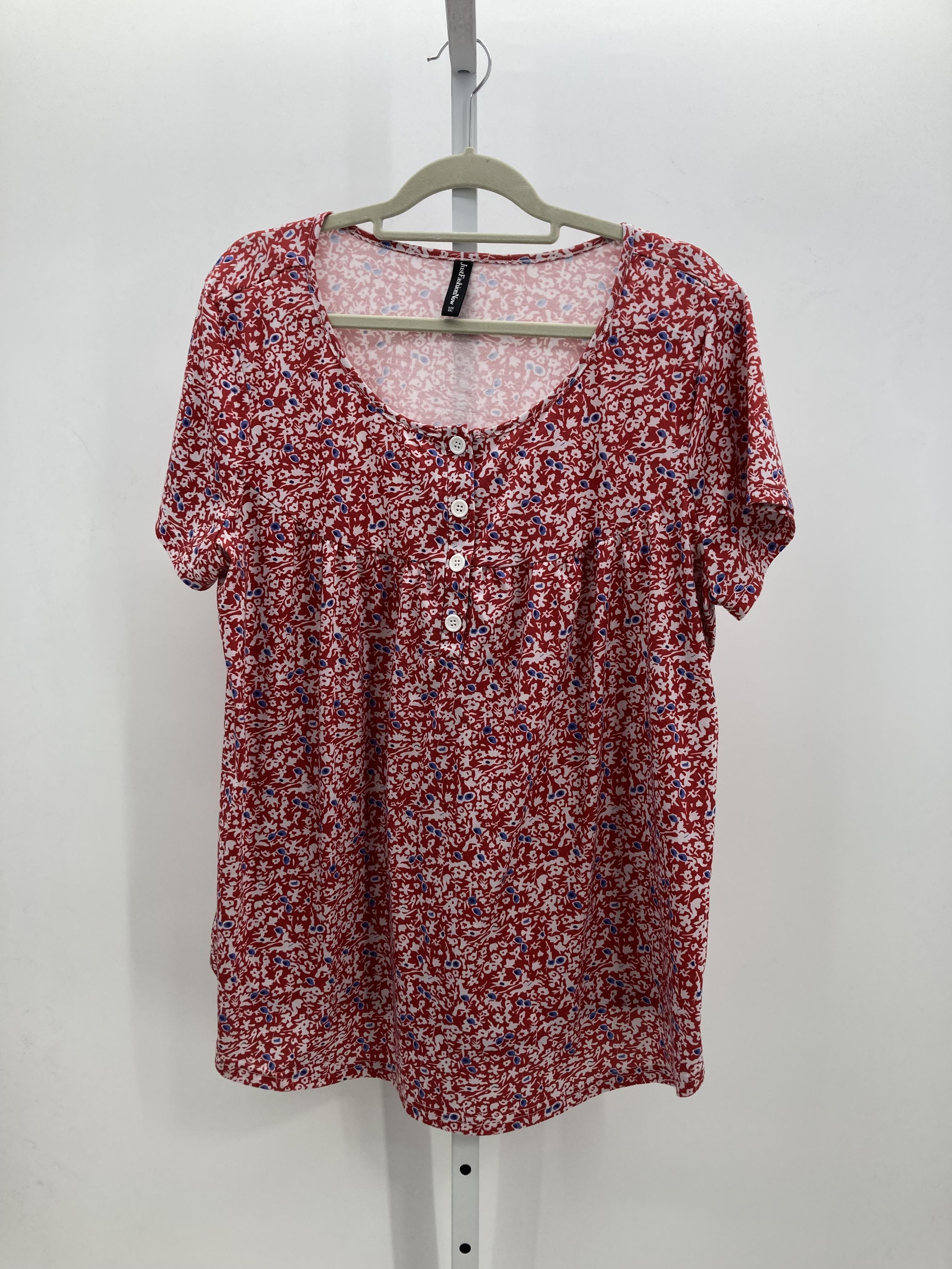 Size XXL Misses Short Sleeve Shirt