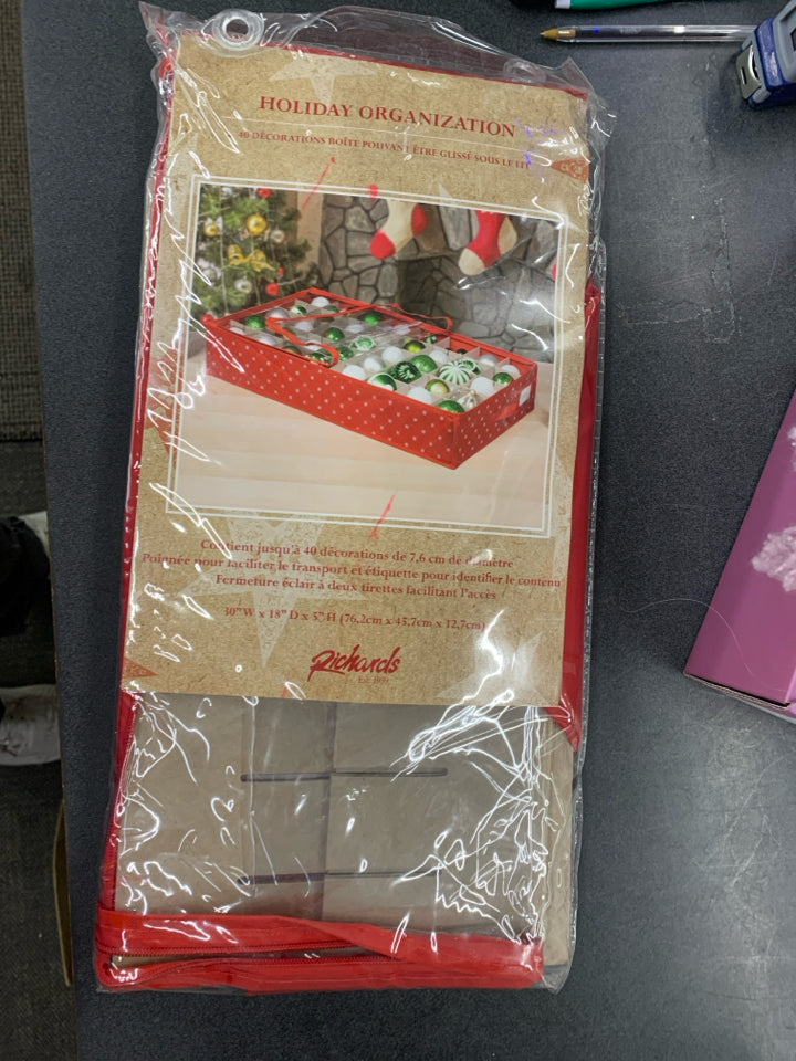 NIP UNDER BED ORNAMENT STORAGE BOX.