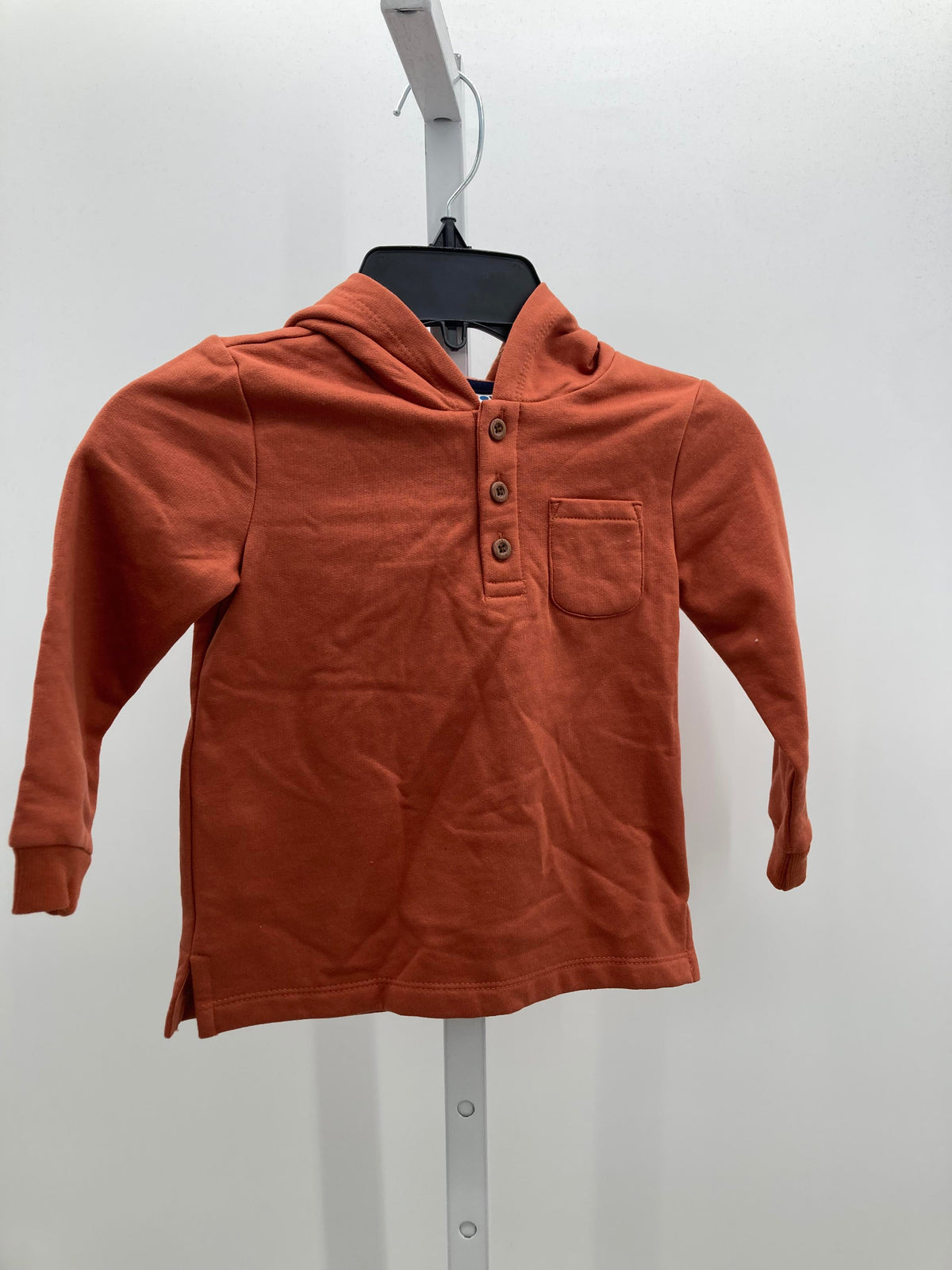 HOODED HENLEY KNIT.