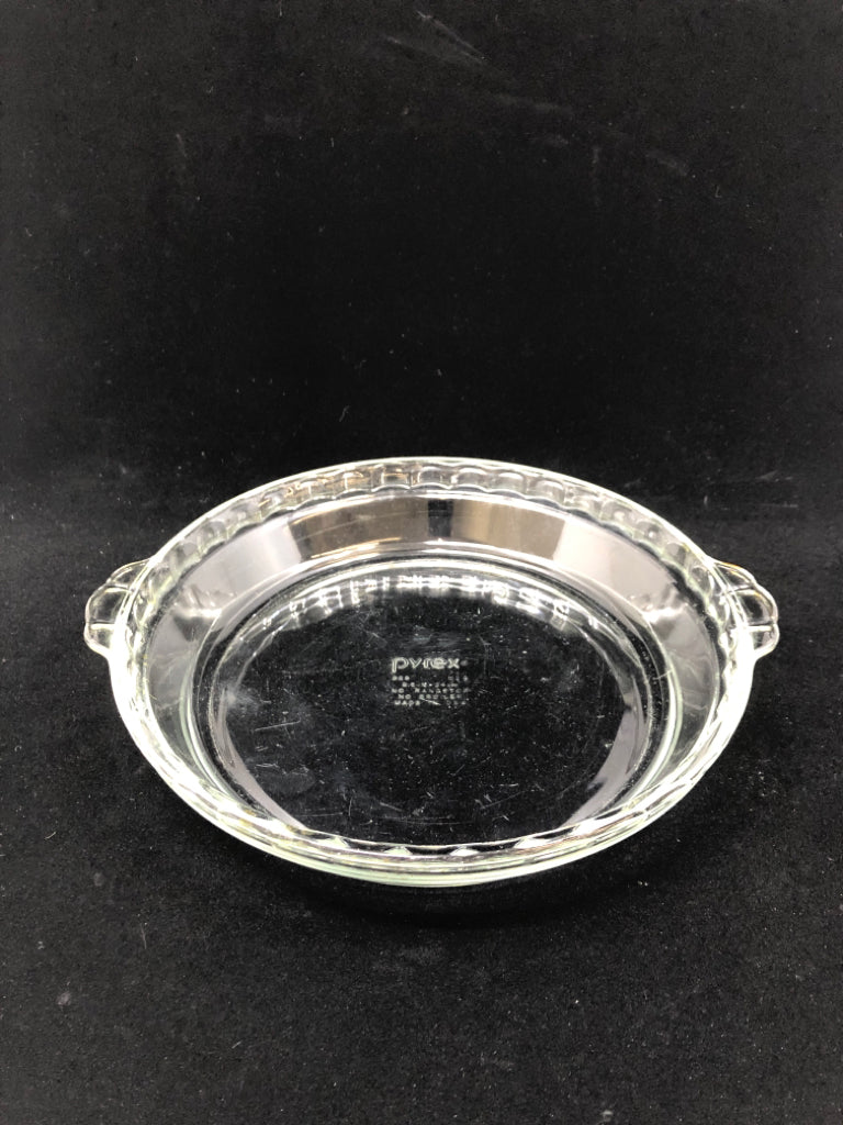 PYREX GLASS PIE DISH.