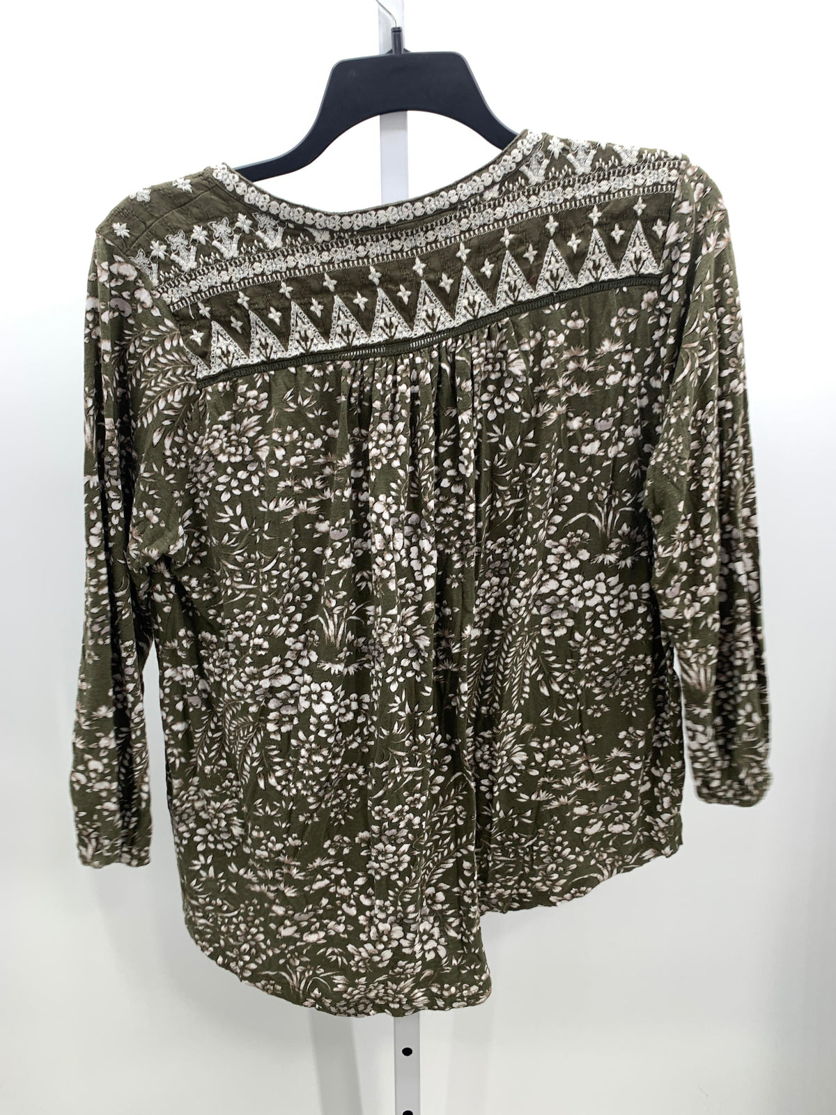 Lucky Size 1X Womens Long Sleeve Shirt