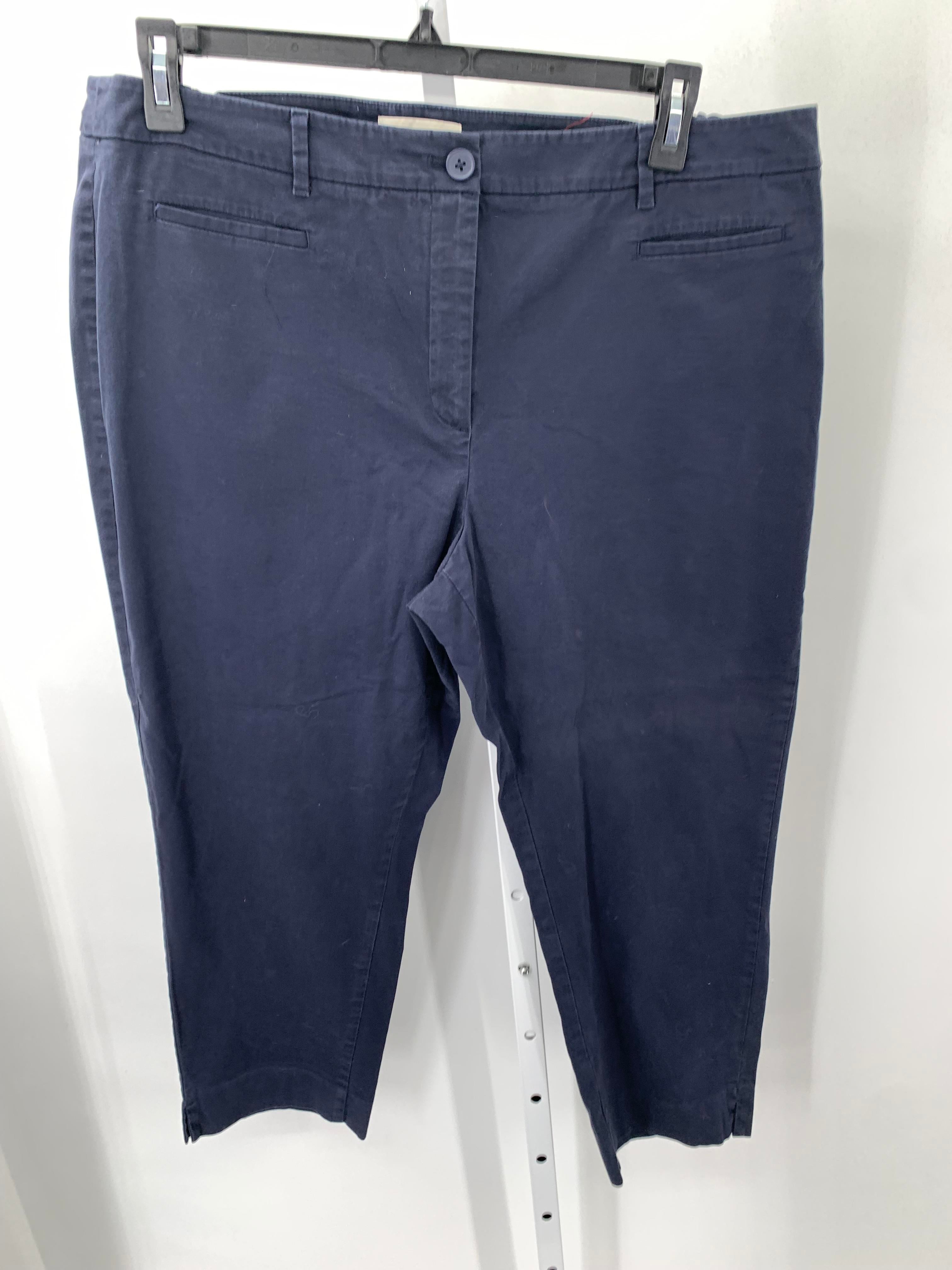 Talbots Size 2X Womens Cropped Pants