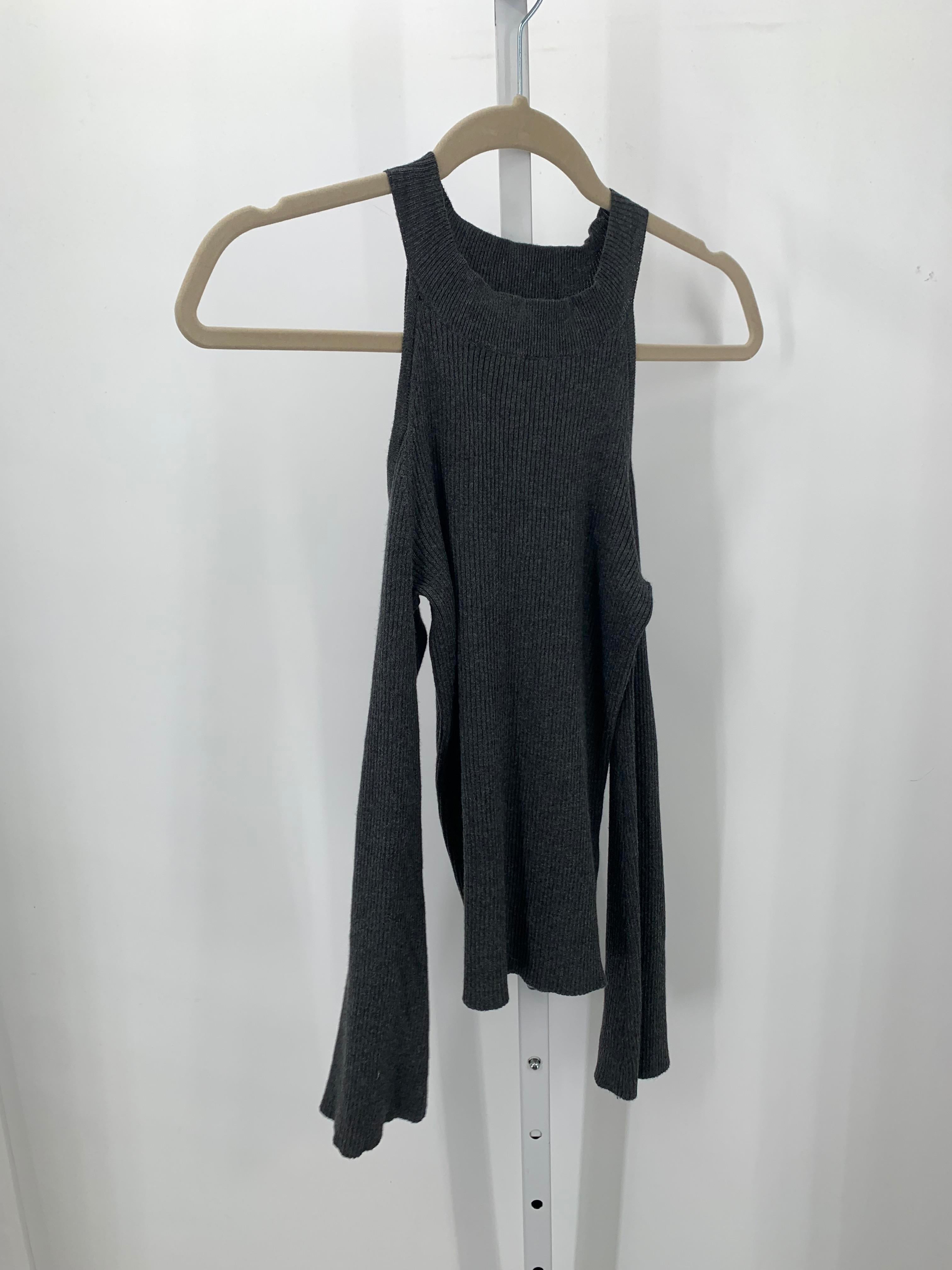 Pink Rose Size Large Juniors Long Sleeve Sweater