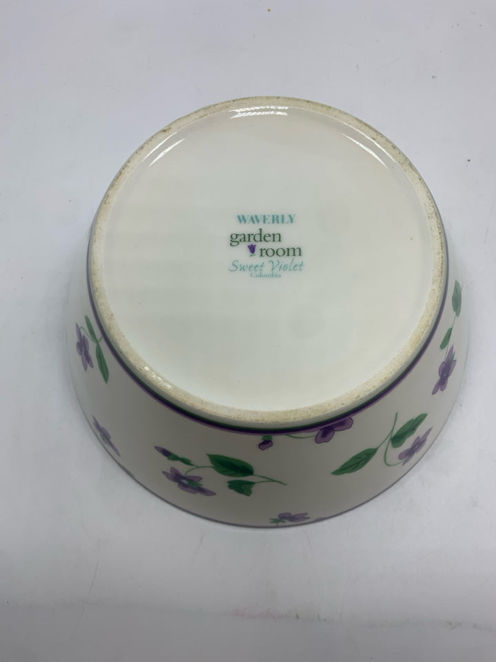 SWEET VIOLETS BOWL.