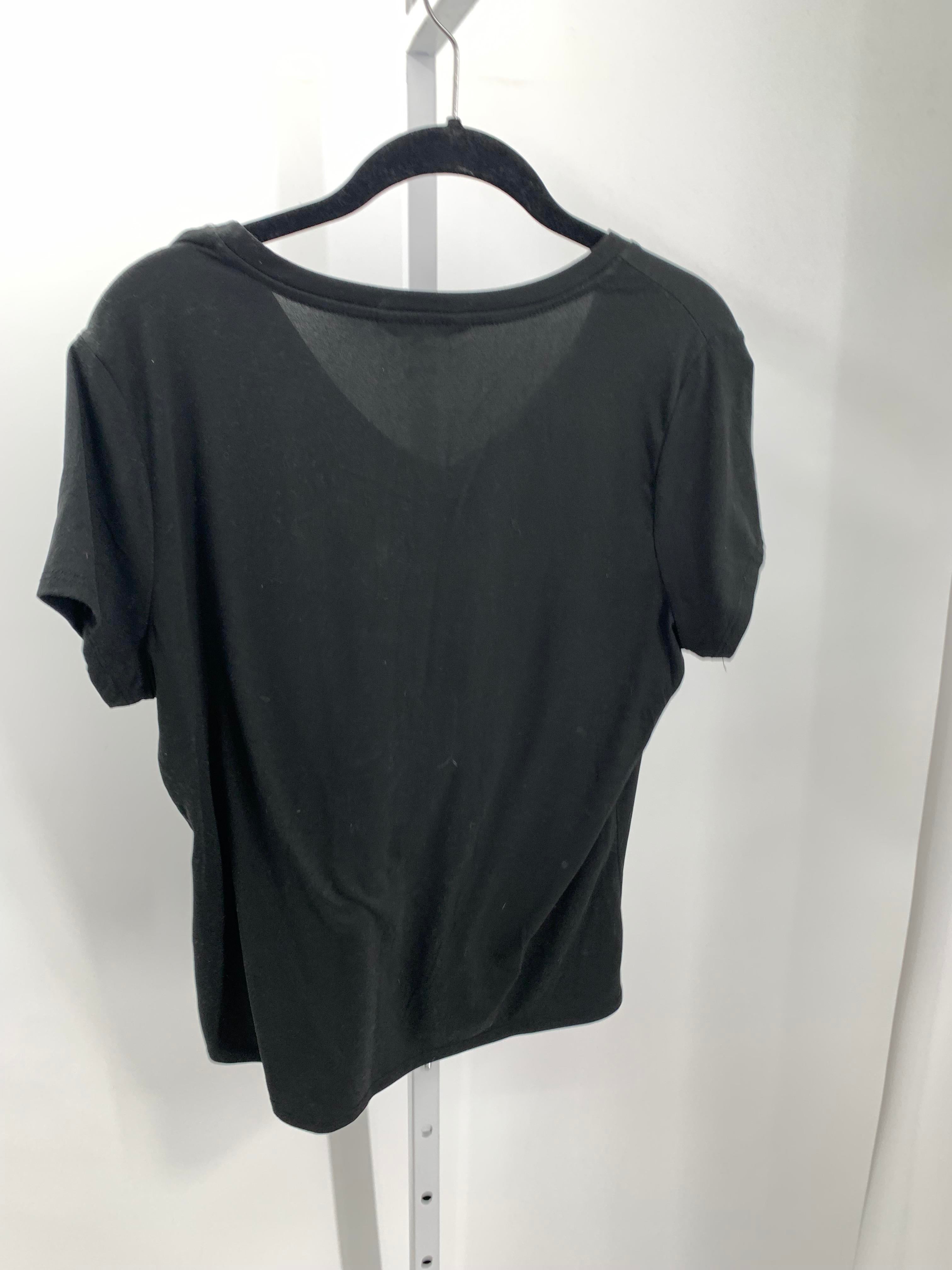 Bebe Size Large Misses Short Sleeve Shirt