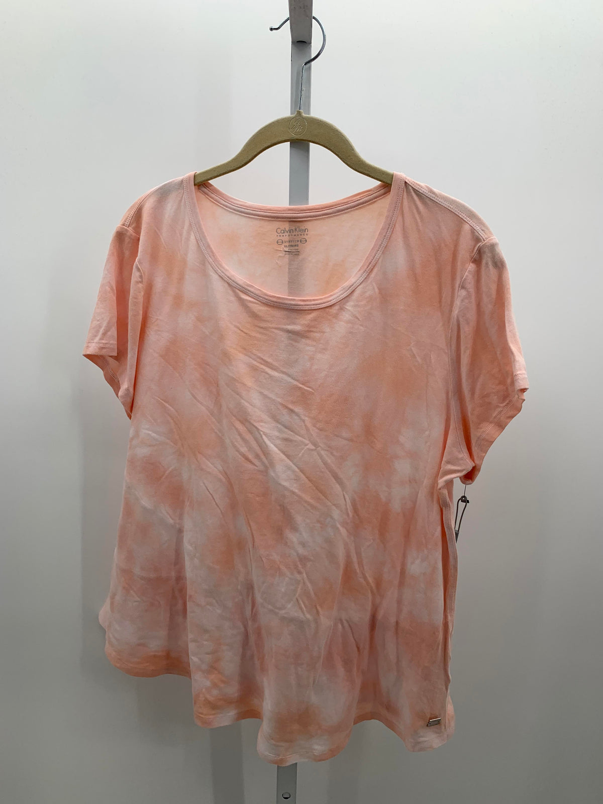 Calvin Klein Size Extra Large Misses Short Sleeve Shirt
