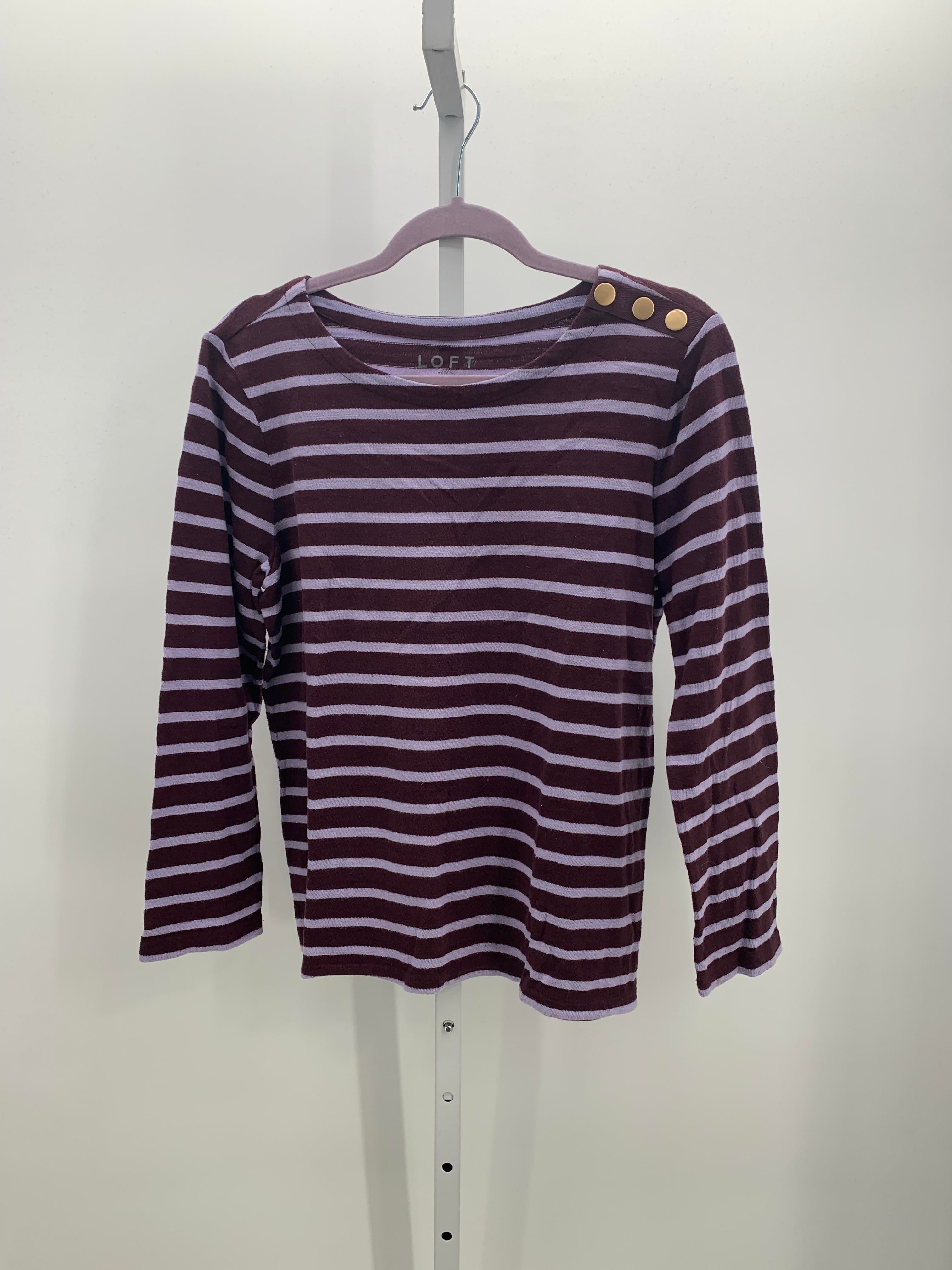 Loft Size Medium Misses Long Sleeve Shirt