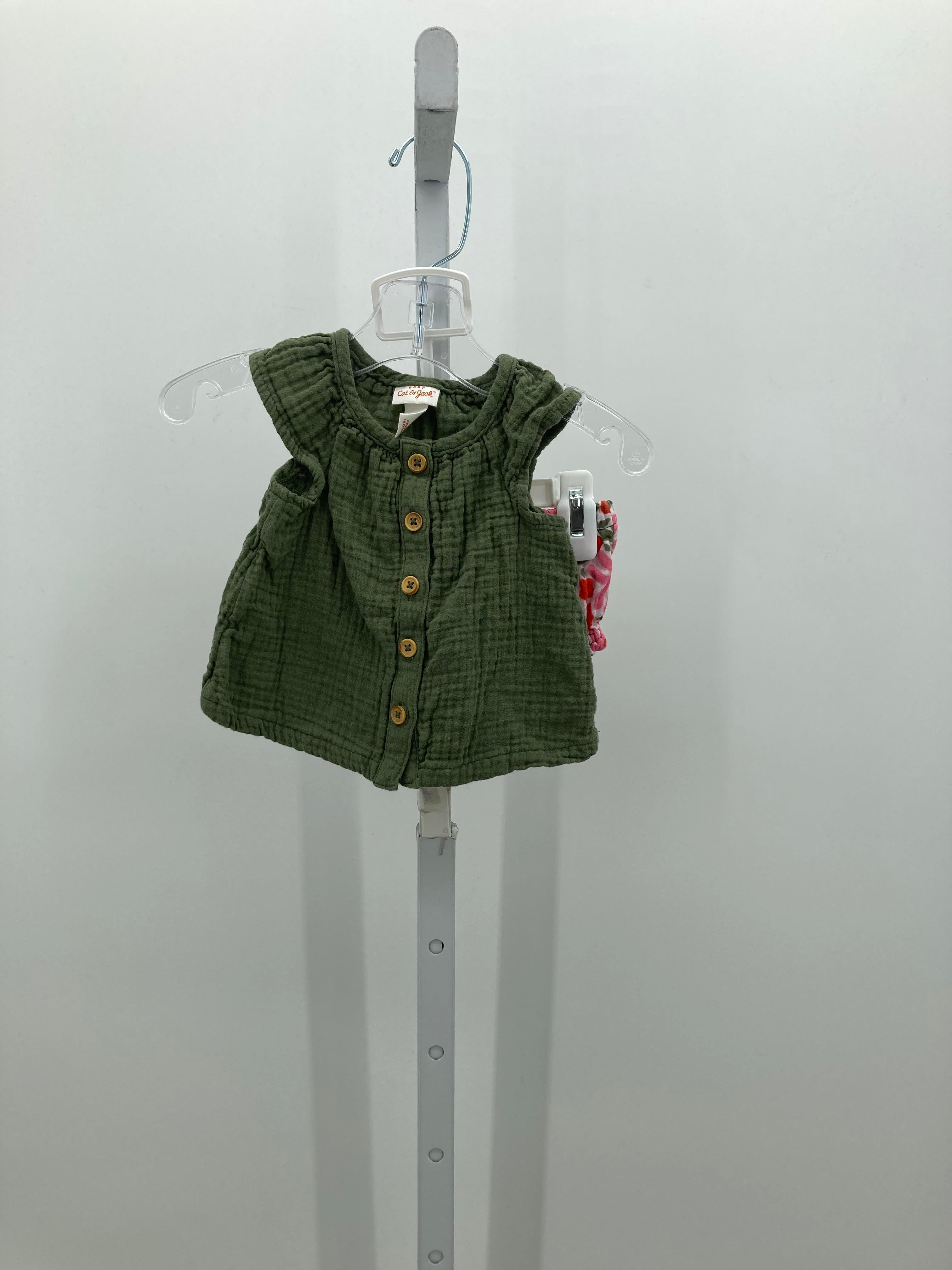 Cat & Jack Size 3-6 Months Girls 2 Pieces