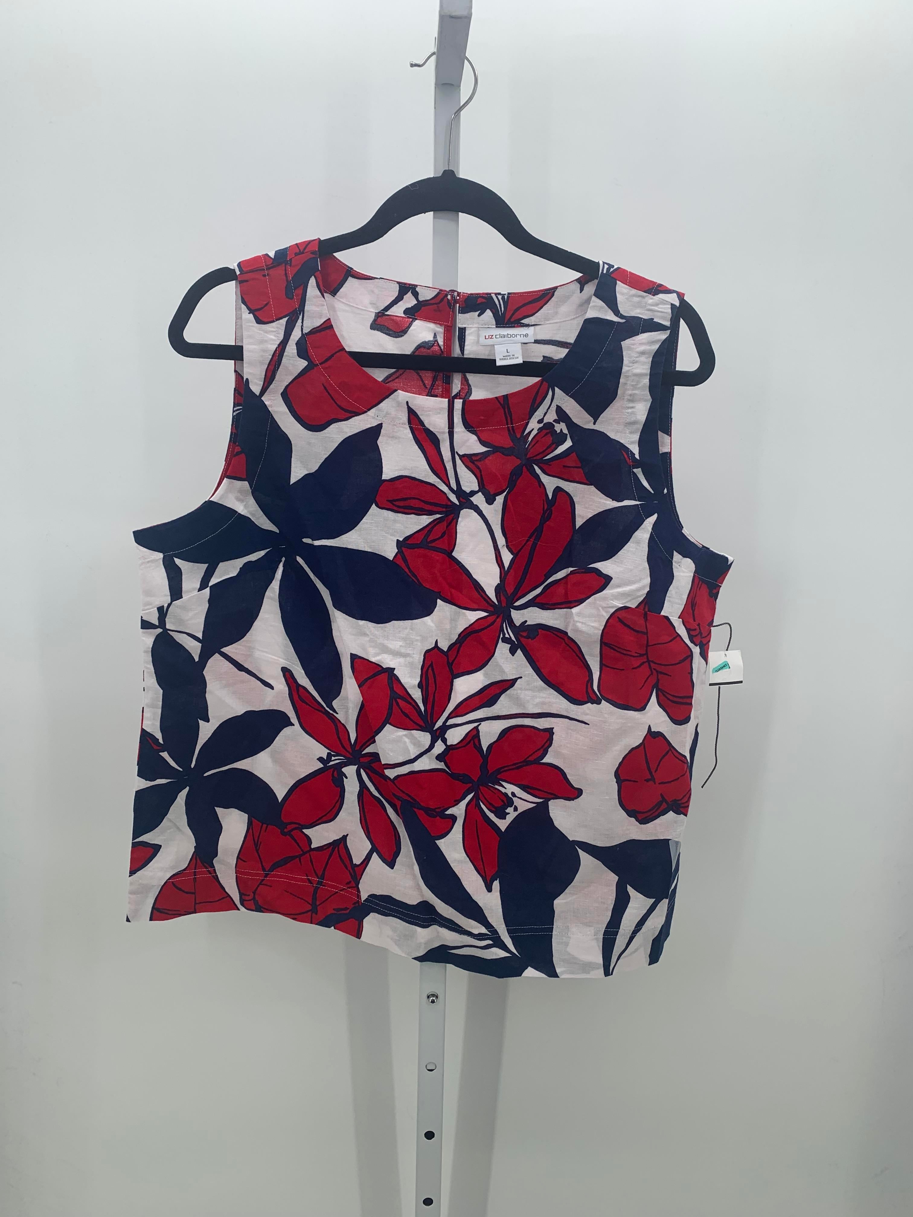 Liz Claiborne Size Large Misses Sleeveless Shirt