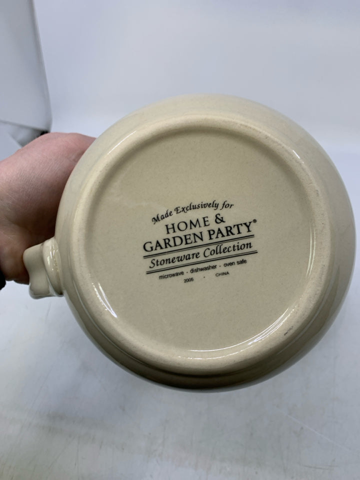 2 PC SNACK PLATE/SOUP BOWL W/ BIRD HOUSES.