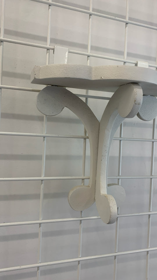 SMALL WHITE WALL SHELF.