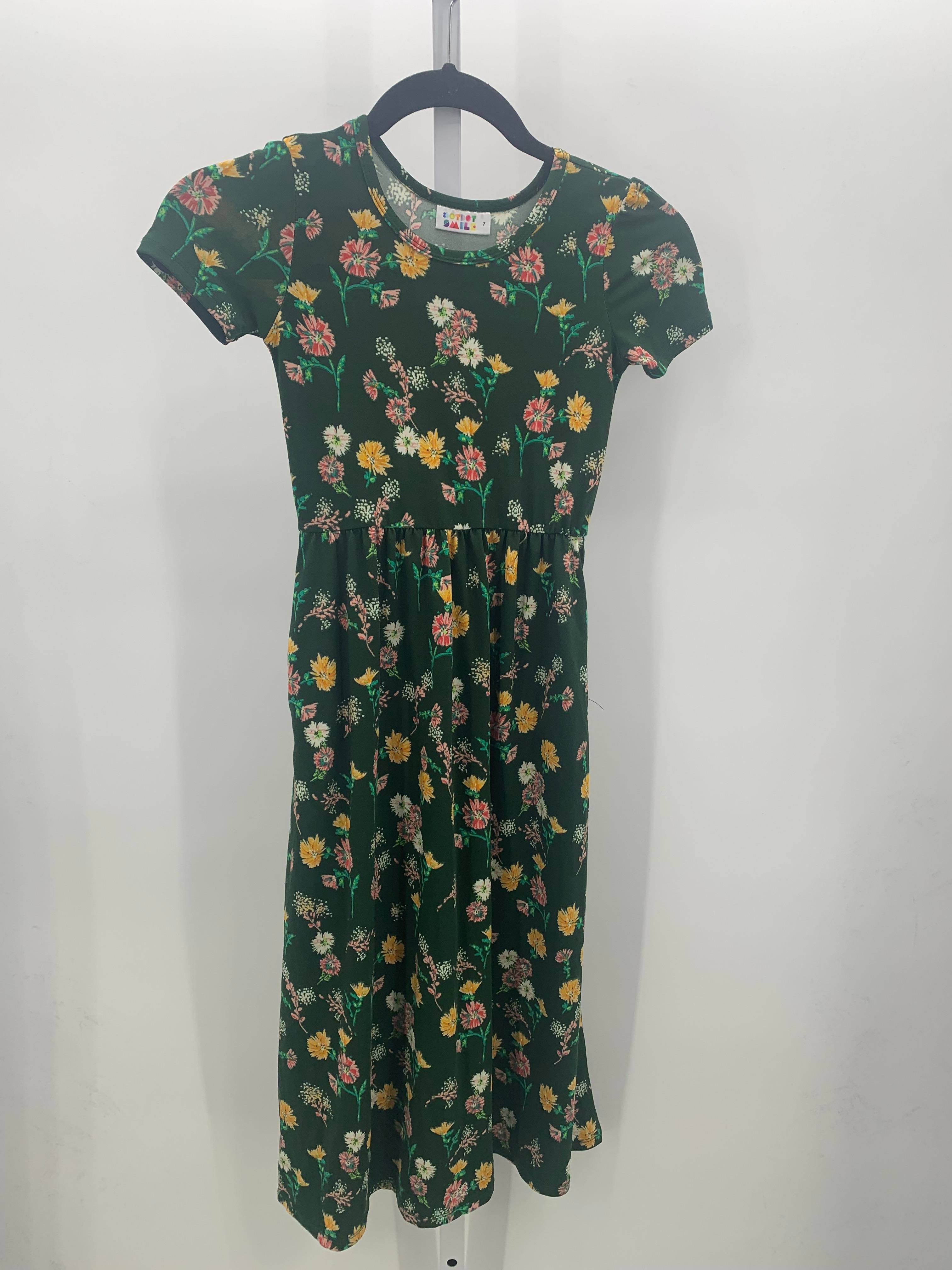 Size 7 Girls Short Sleeve Dress