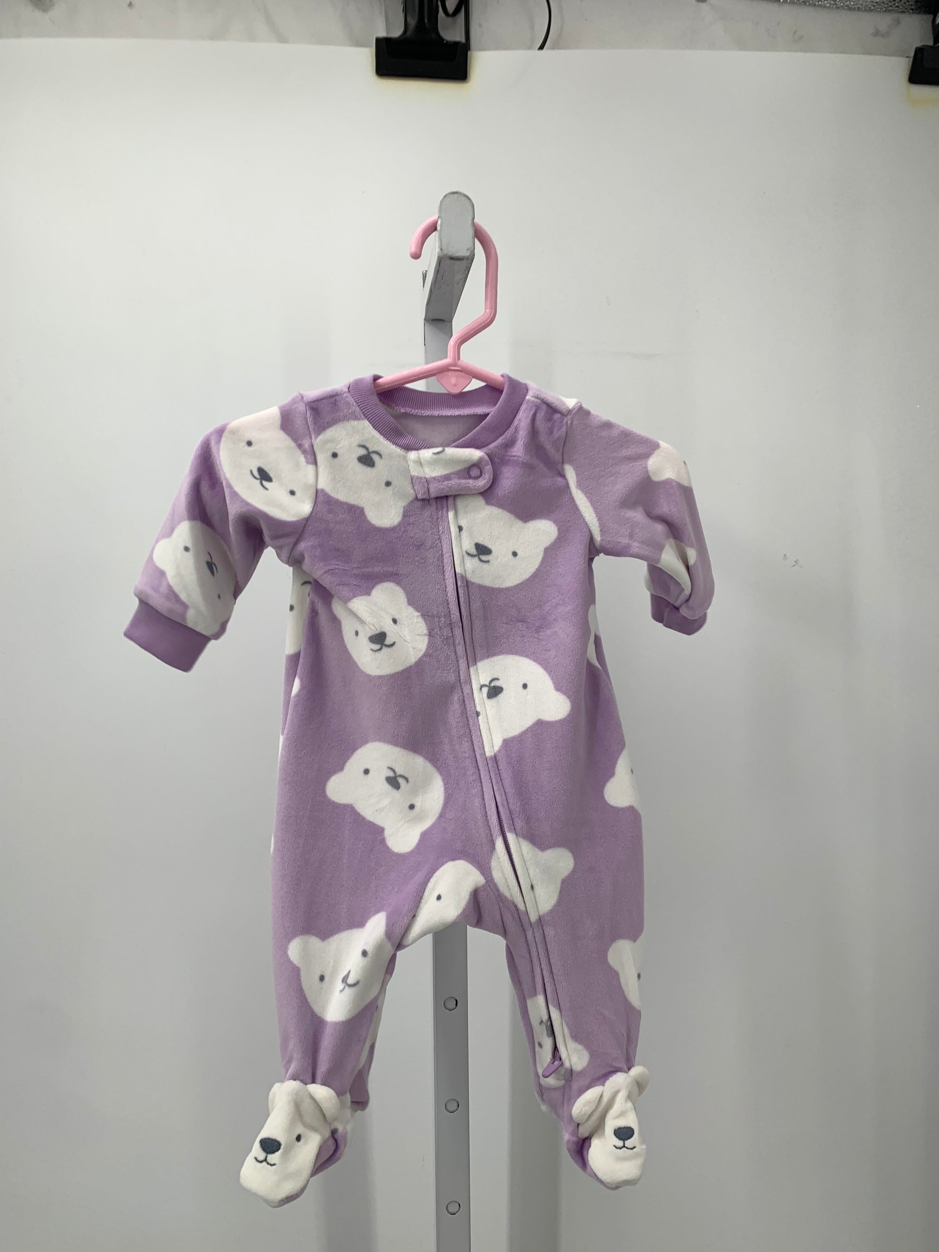 Carters Size Newborn Girls Long Slv. Romper