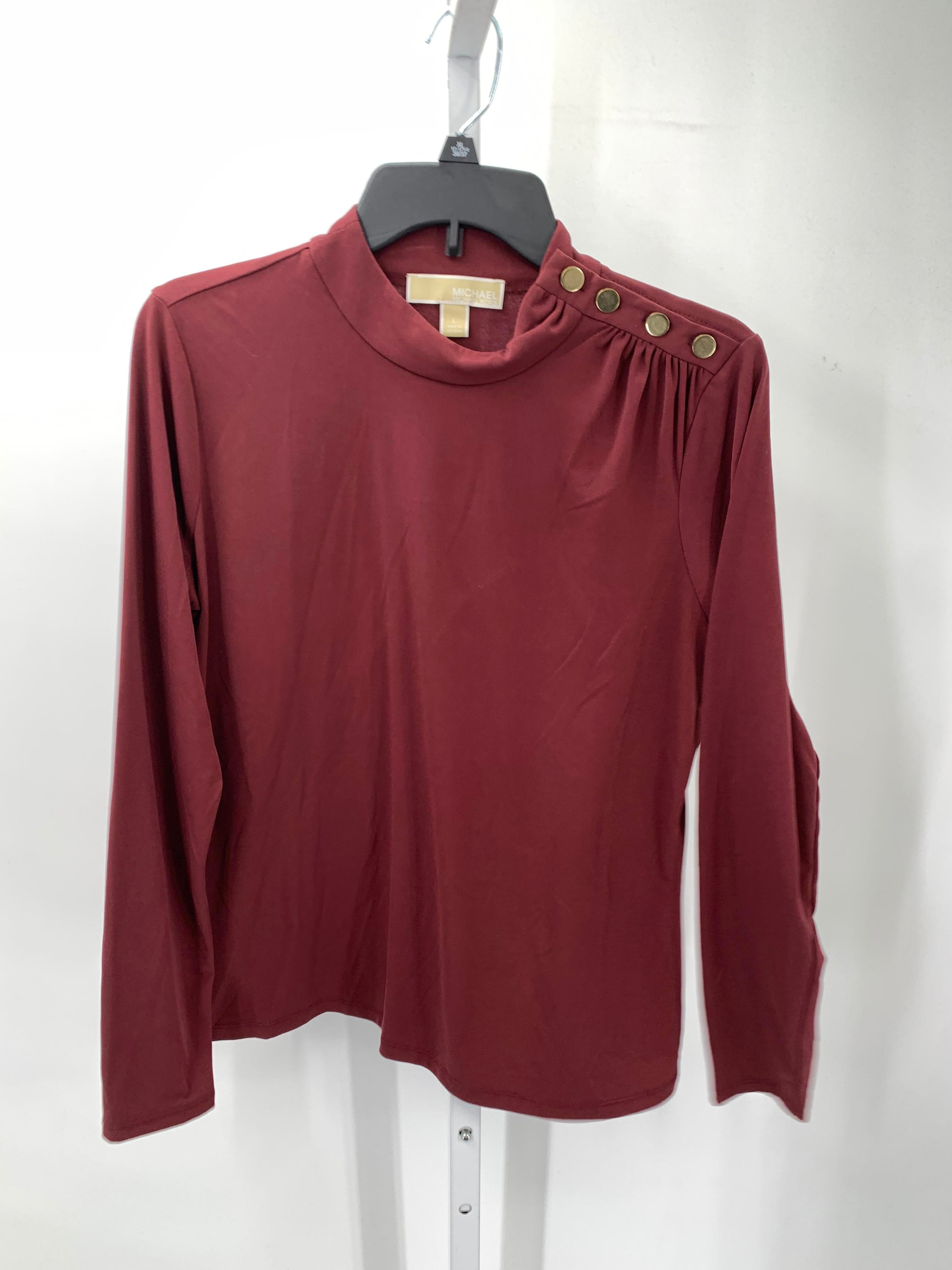 Michael Kors Size Large Misses Long Sleeve Shirt