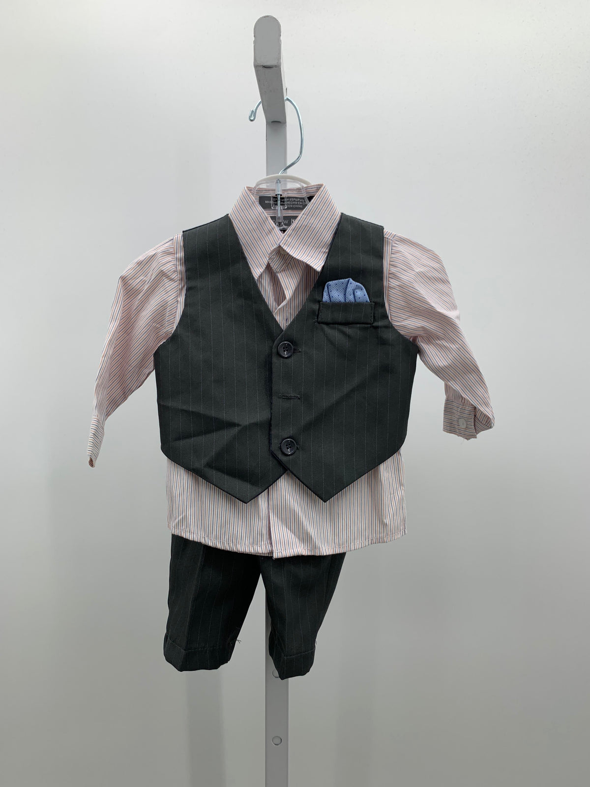 PIN STRIPE VEST AND PANTS STRIPE SHIRT