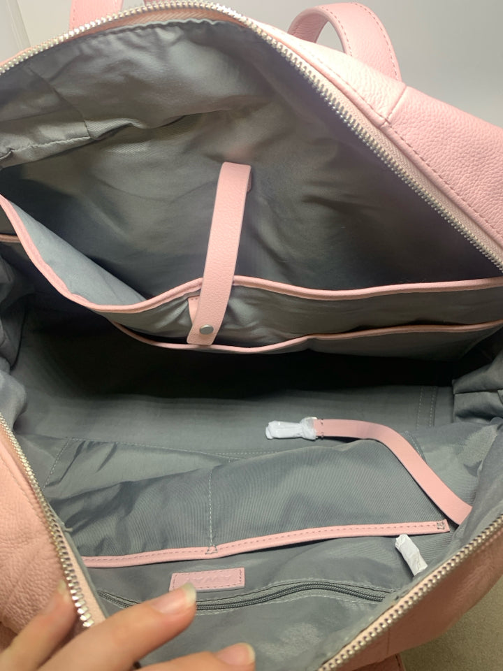 Away The Everyday Bag Pink Leather Duffle Bag *Missing Long Strap
