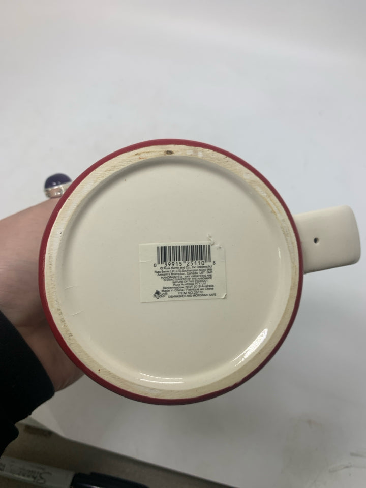 TEACHING IS WORK OF HEART MUG.