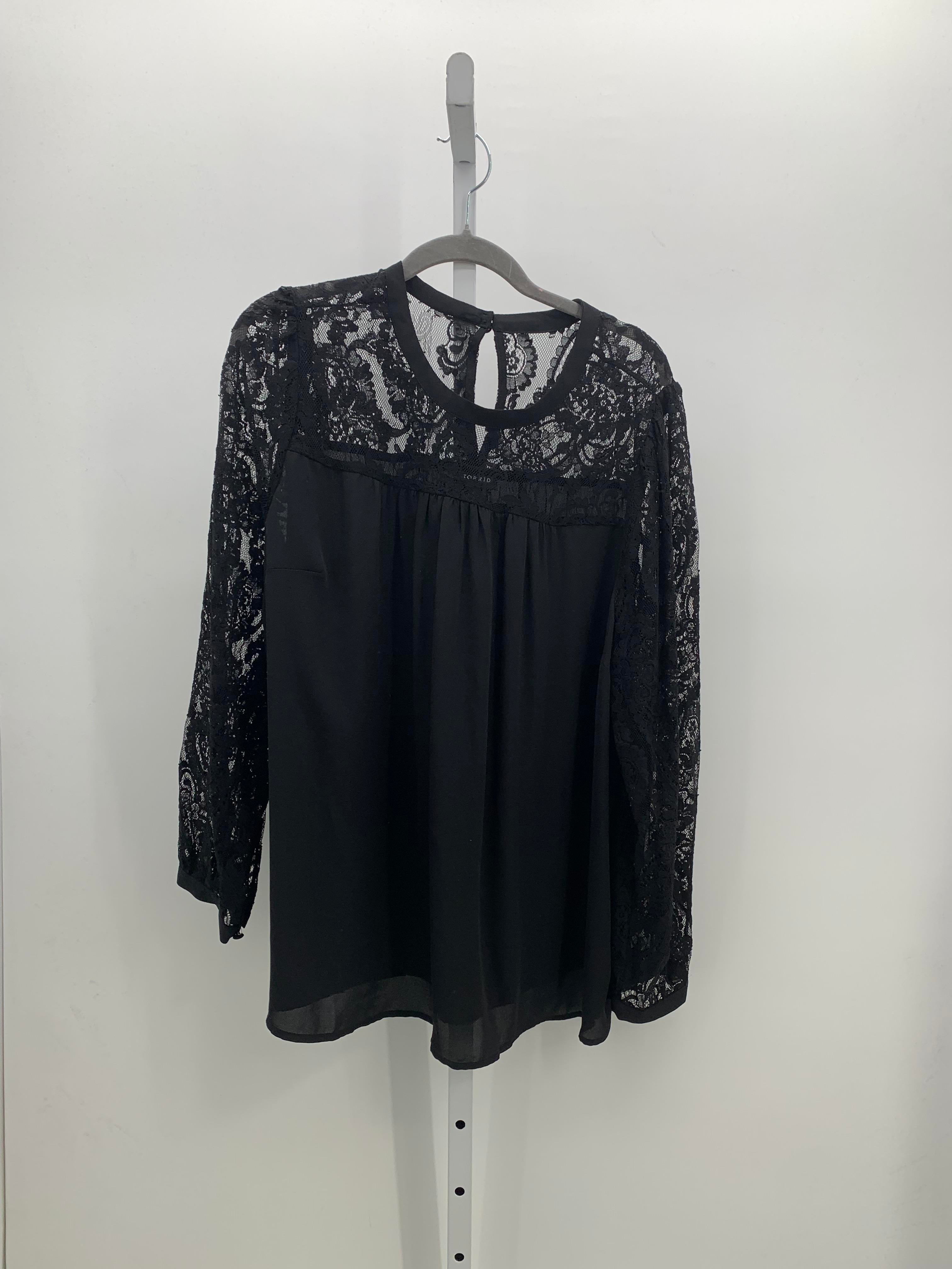 Torrid Size 1X Womens Long Sleeve Shirt