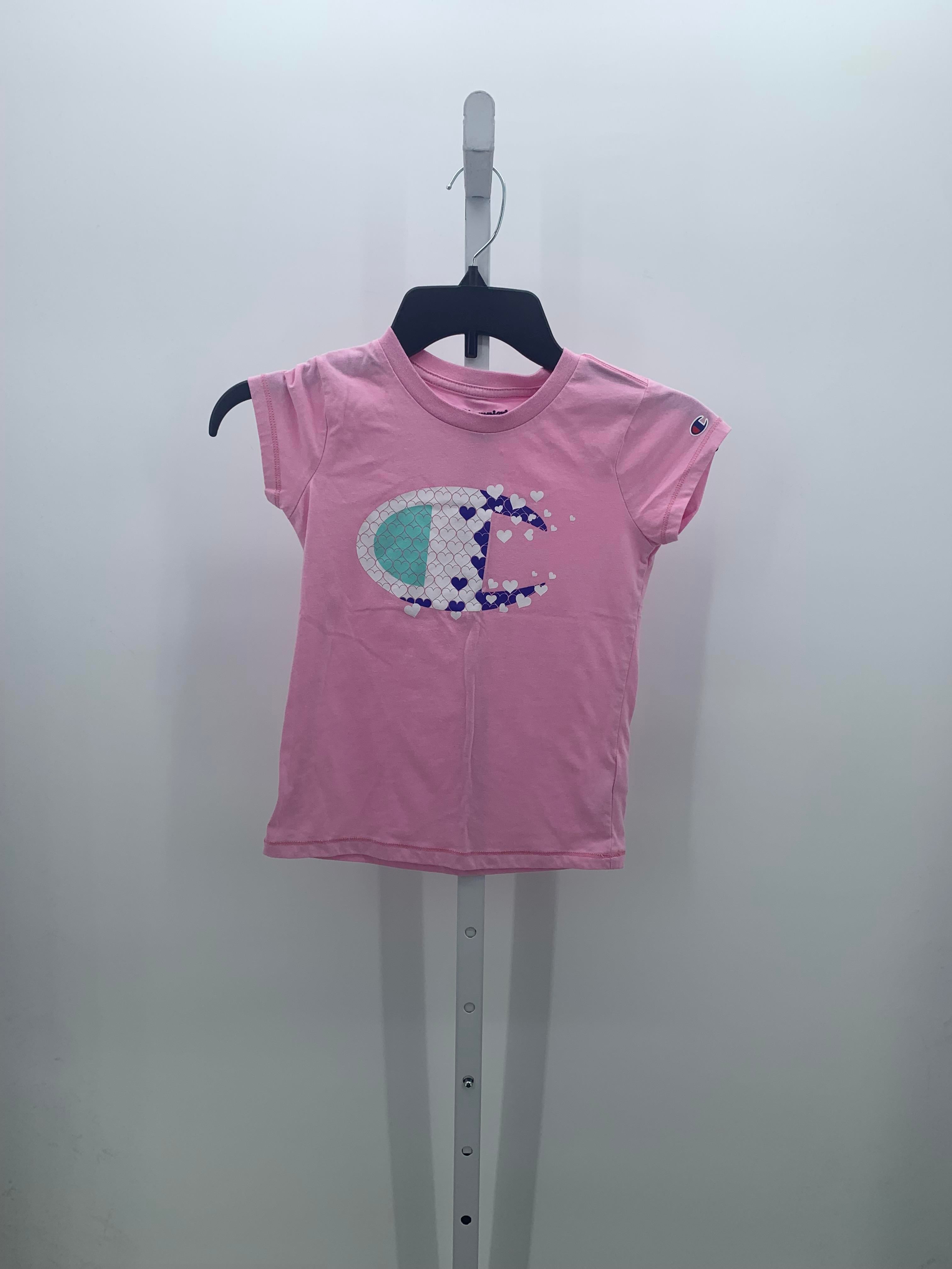 Champion Size 7 Girls Short Sleeve Shirt