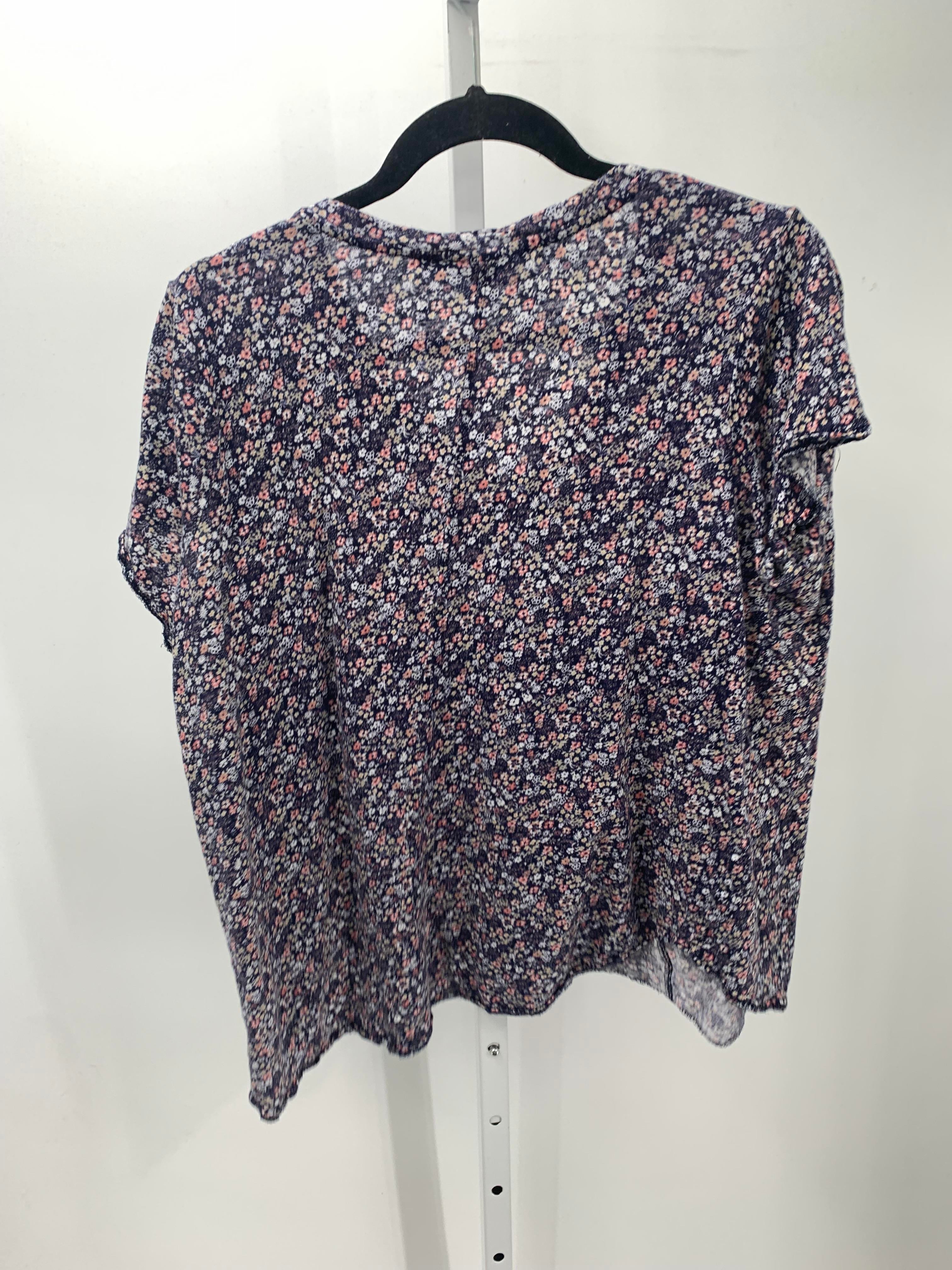 Tahari Size 1X Womens Short Sleeve Shirt