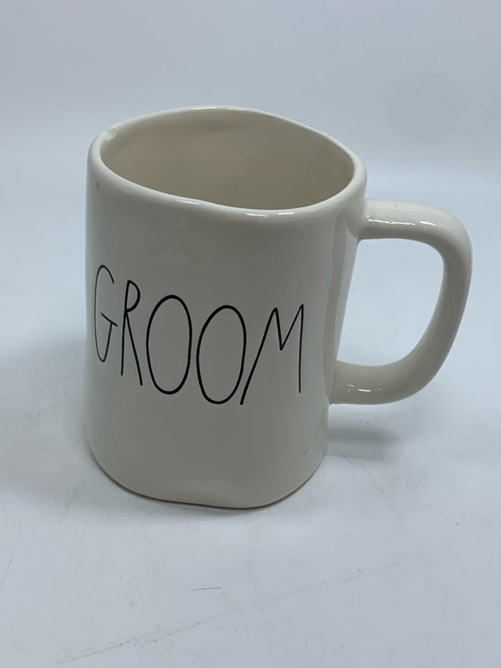 RAE DUNN GROOM MUG.