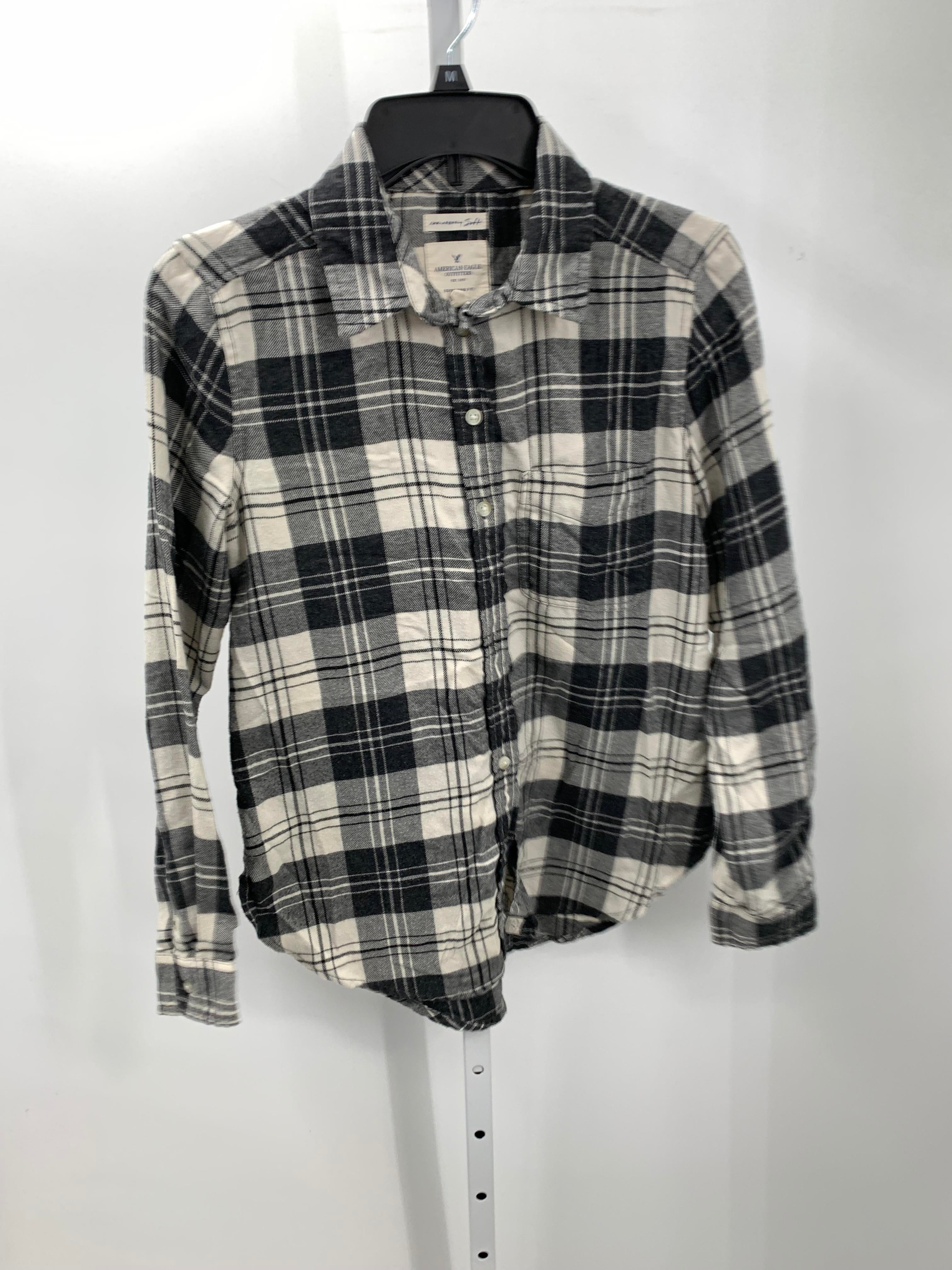 American Eagle Size X Small Juniors Long Sleeve Shirt