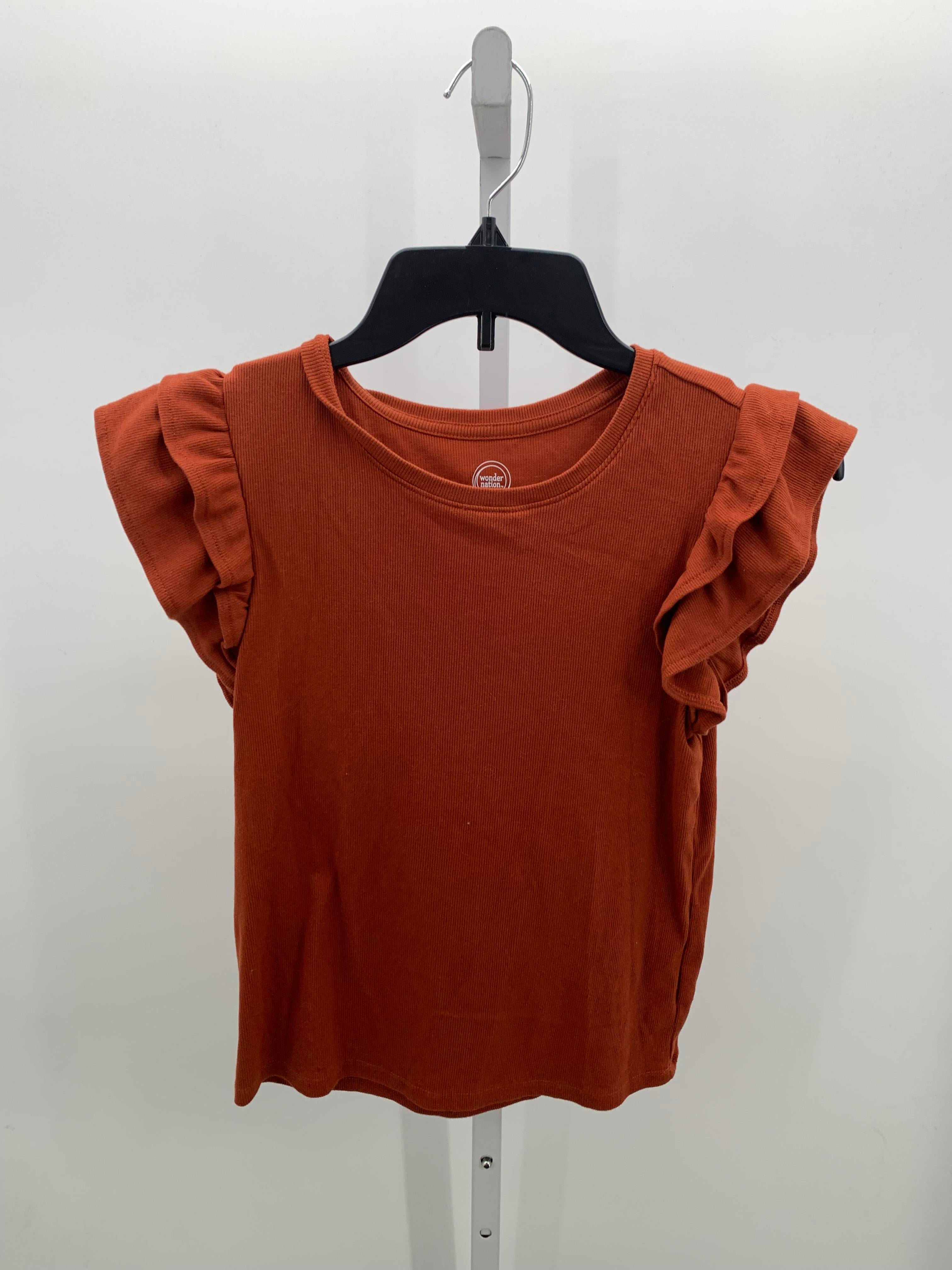 Wonder Nation Size 10-12 Girls Short Sleeve Shirt