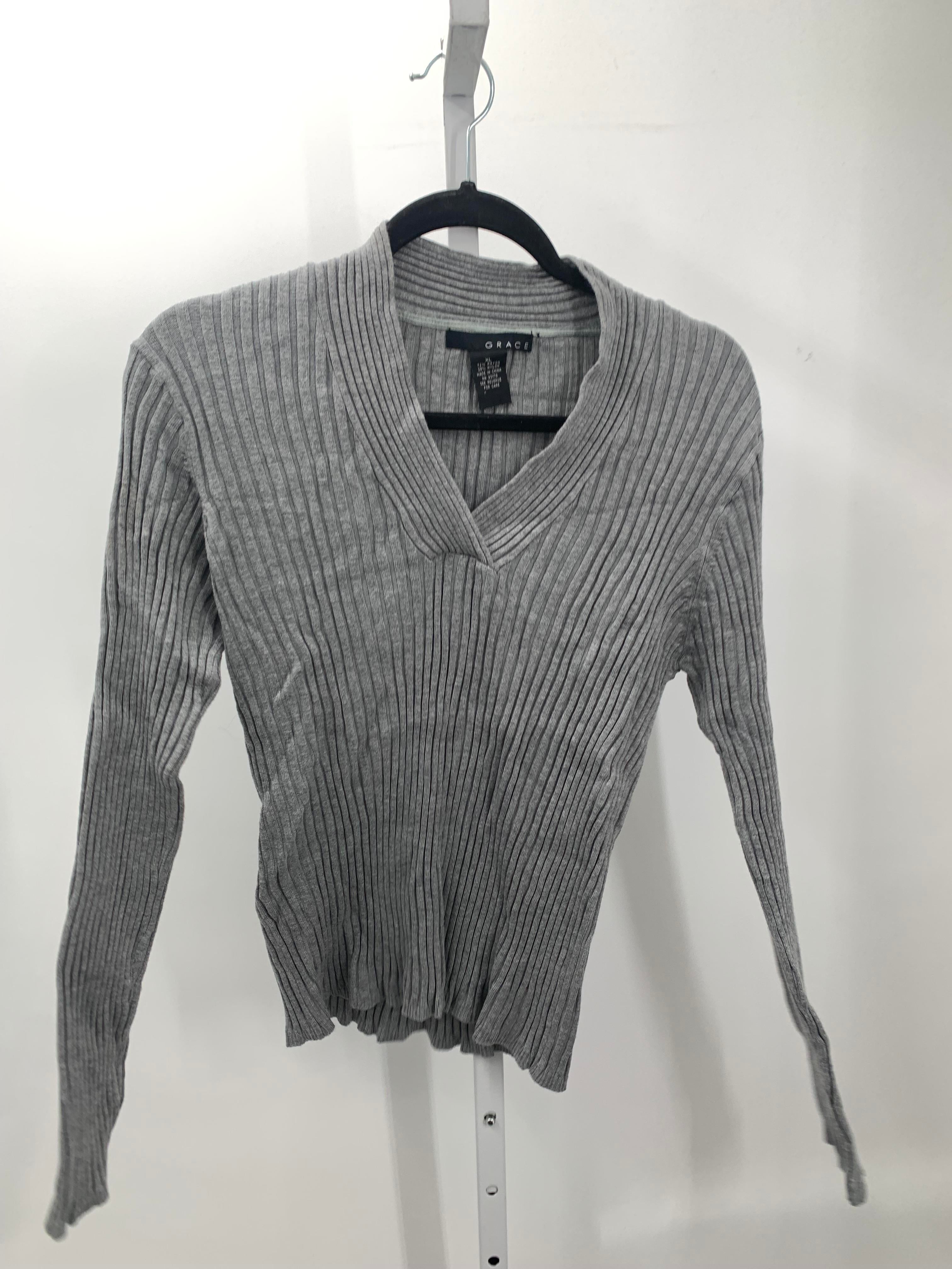 Size Extra Large Misses Long Slv Sweater