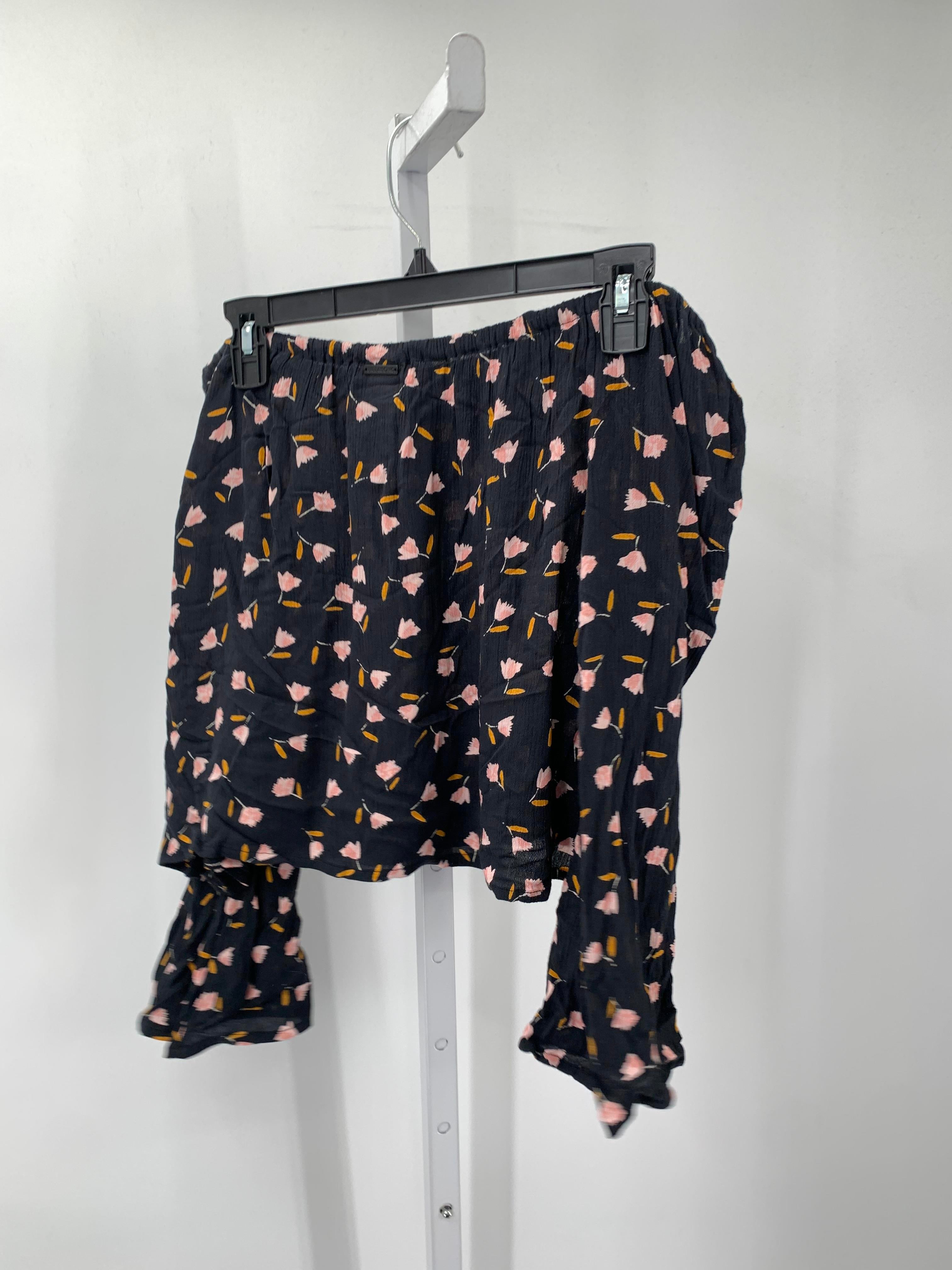 Billabong Size Small Juniors Long Sleeve Shirt